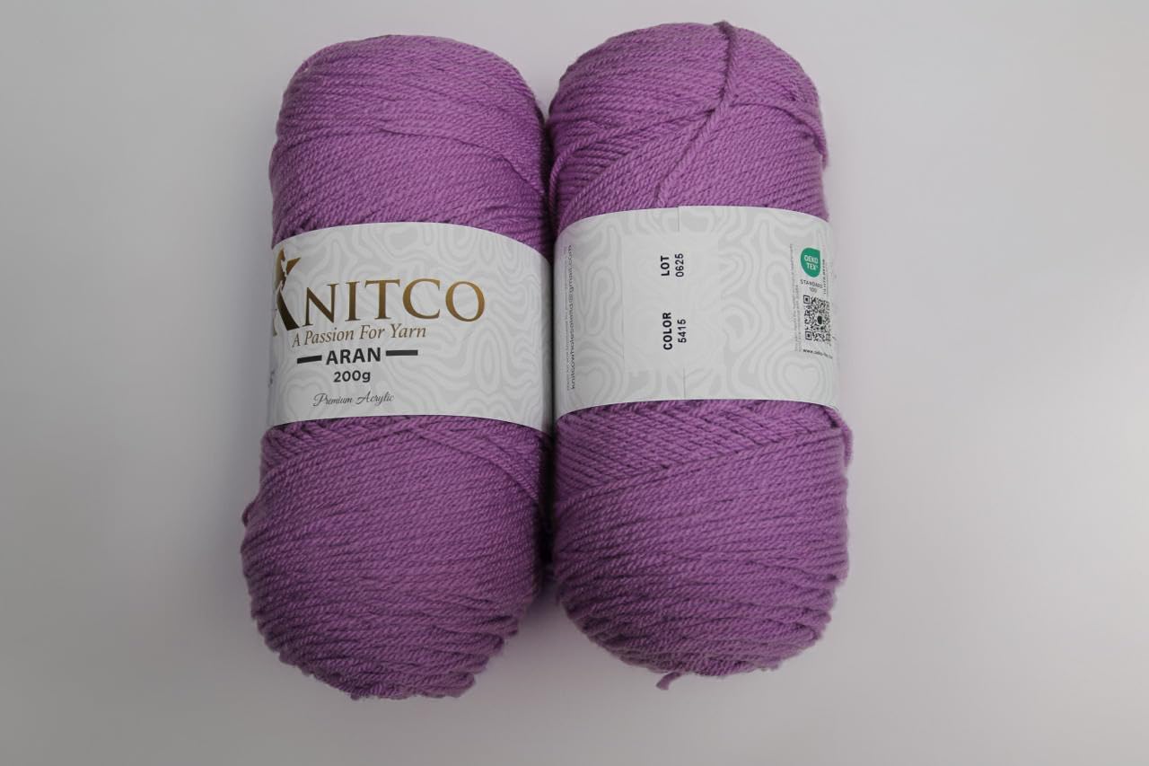 Knitco Aran - 200g - 420m - 100% Acrylic