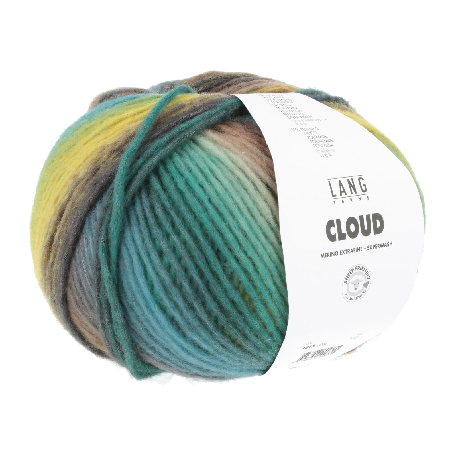 Cloud Lang Yarns, 100g, 260m, 90% merino, 10% nylon