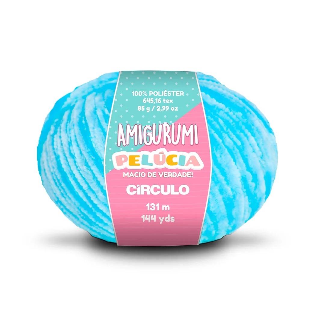 Amigurumi Pelucia Circulo, 85g, 131m, 100% polyester