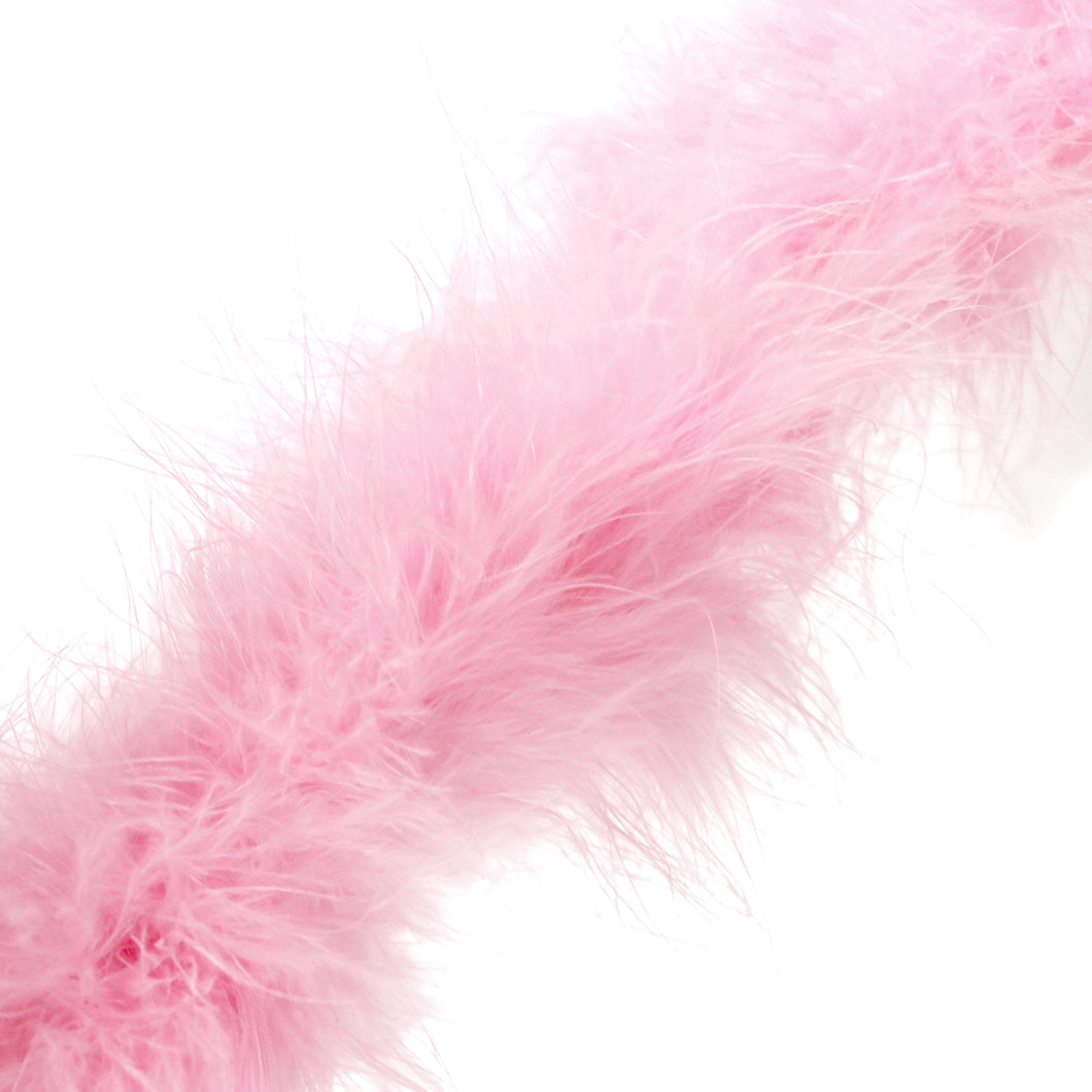 Marabou Swansdown Feather Trim - Pink