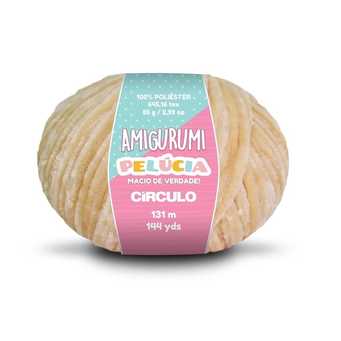 Amigurumi Pelucia Circulo, 85g, 131m, 100% polyester