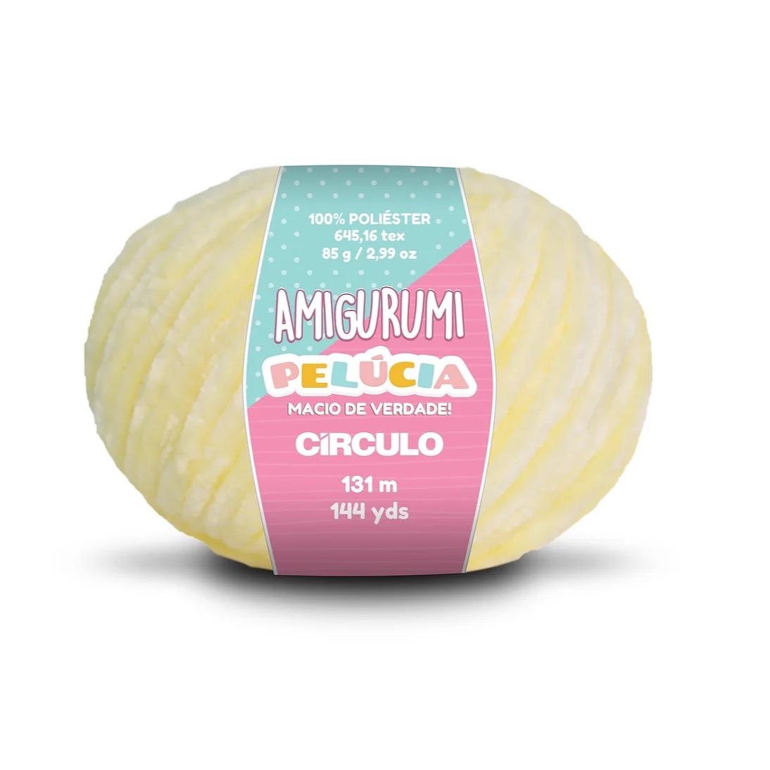 Amigurumi Pelucia Circulo, 85g, 131m, 100% polyester