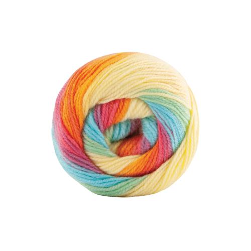 Papatya Batik Dk Variegated Pack Of 5 - 100g, 100% Acrylic, 360m