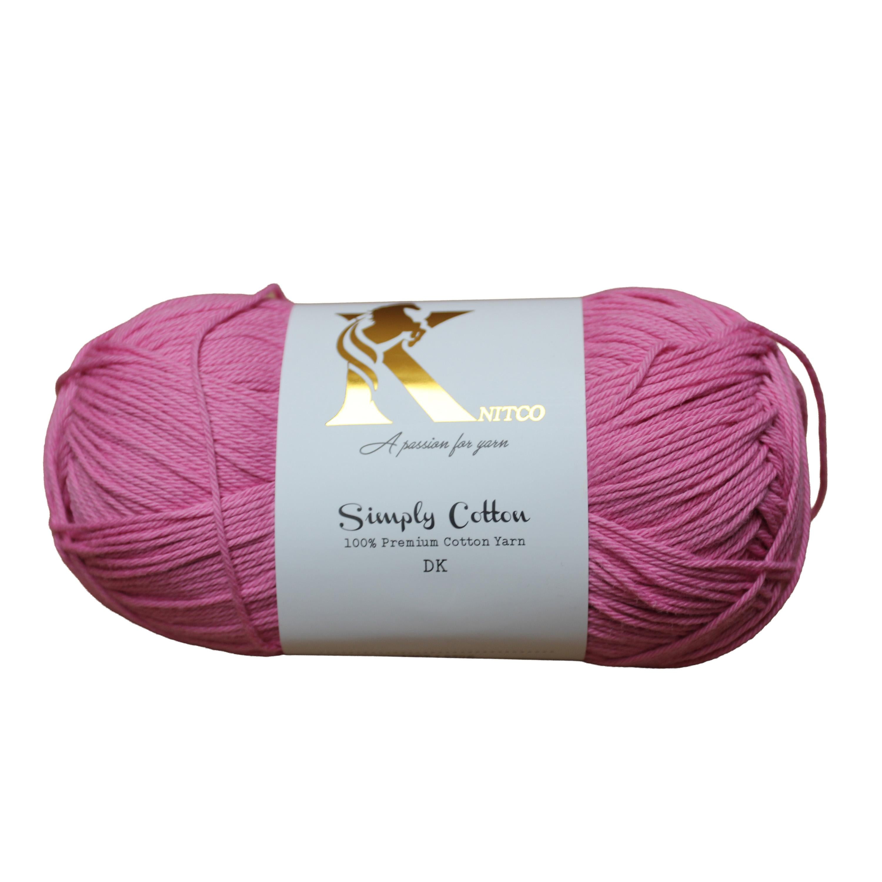 KnitCo Simply Cotton - 100g, 250m, 100% Cotton