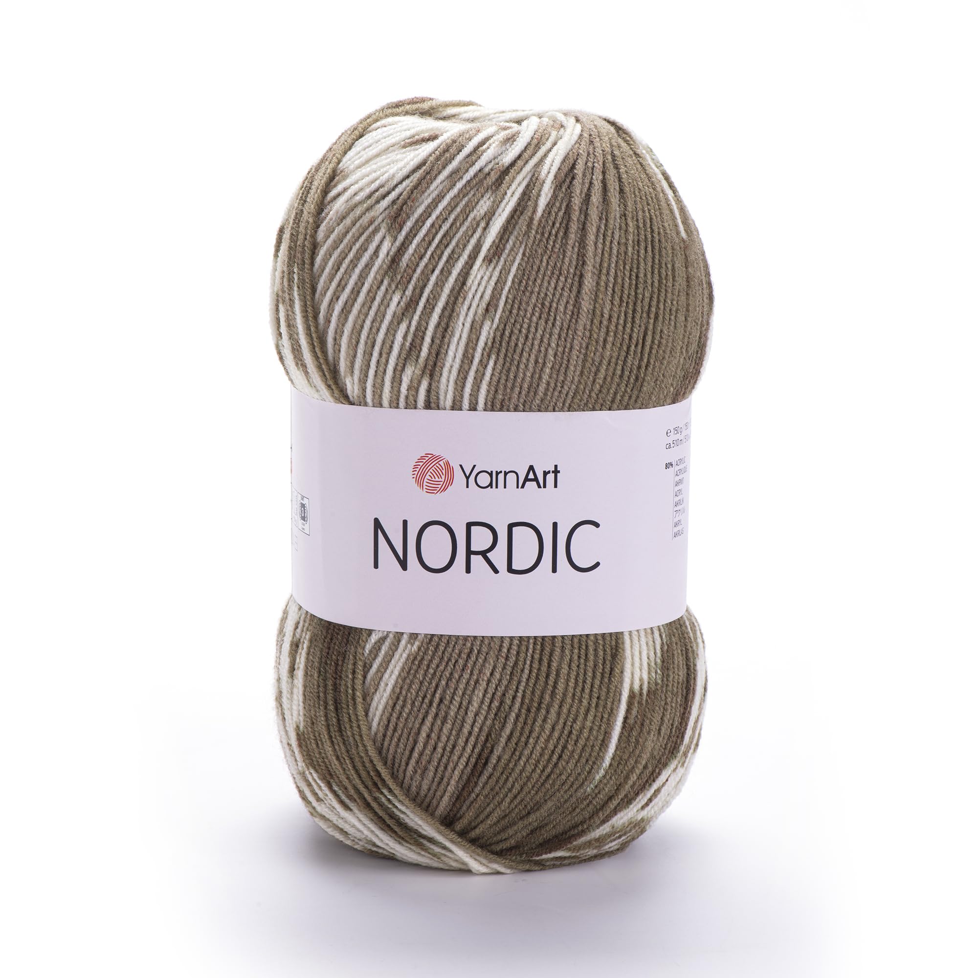 YarnArt Nordic - 20% Wool - 80% Acrylic - 150g - 510m