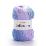 YarnArt Bellissimo - 13% Mohair - 67% Acrylic - 4% Polyamide - 16% Polyester