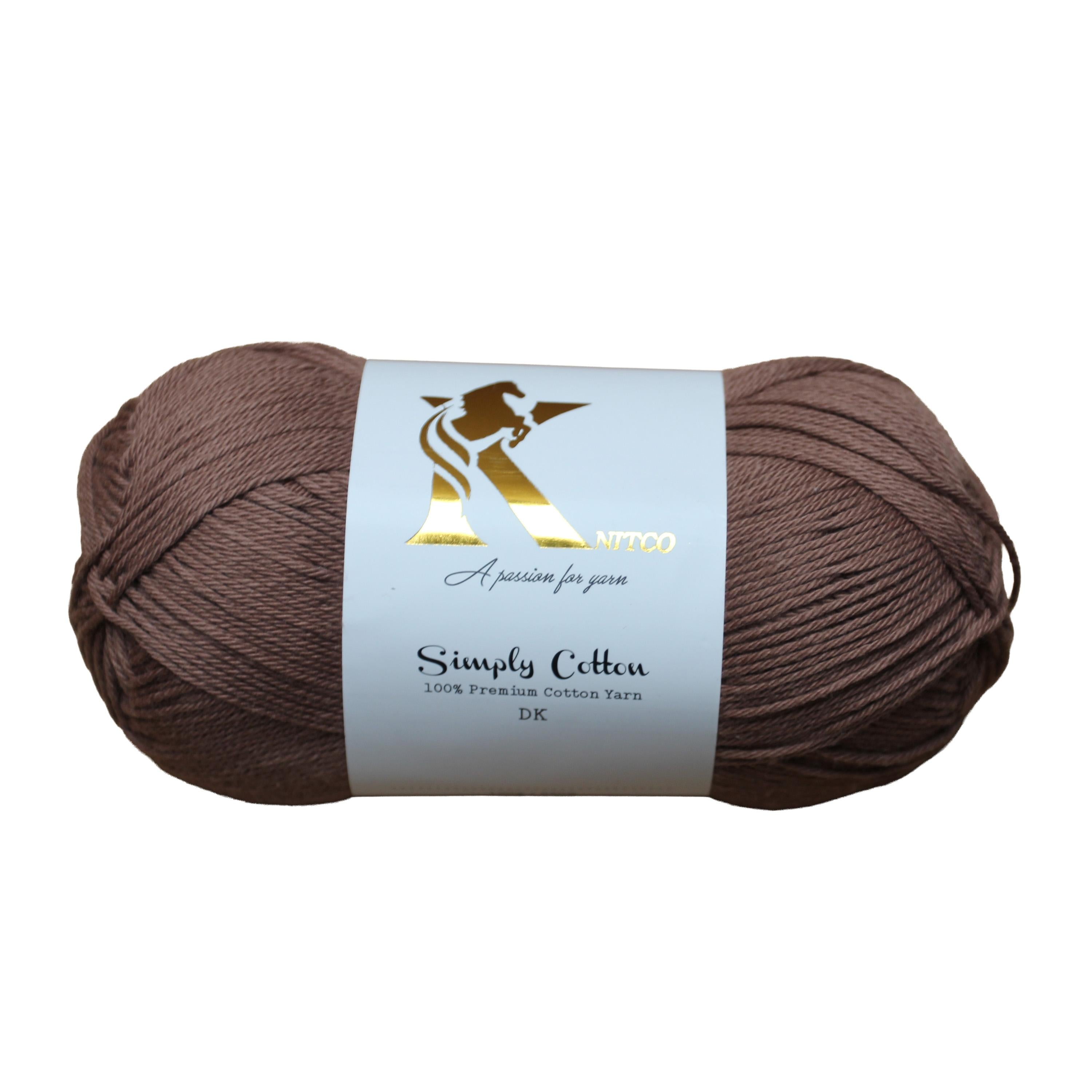 KnitCo Simply Cotton - 100g, 250m, 100% Cotton
