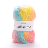 YarnArt Bellissimo - 13% Mohair - 67% Acrylic - 4% Polyamide - 16% Polyester