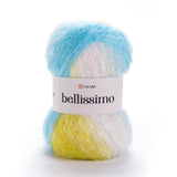 YarnArt Bellissimo - 13% Mohair - 67% Acrylic - 4% Polyamide - 16% Polyester