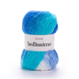 YarnArt Bellissimo - 13% Mohair - 67% Acrylic - 4% Polyamide - 16% Polyester