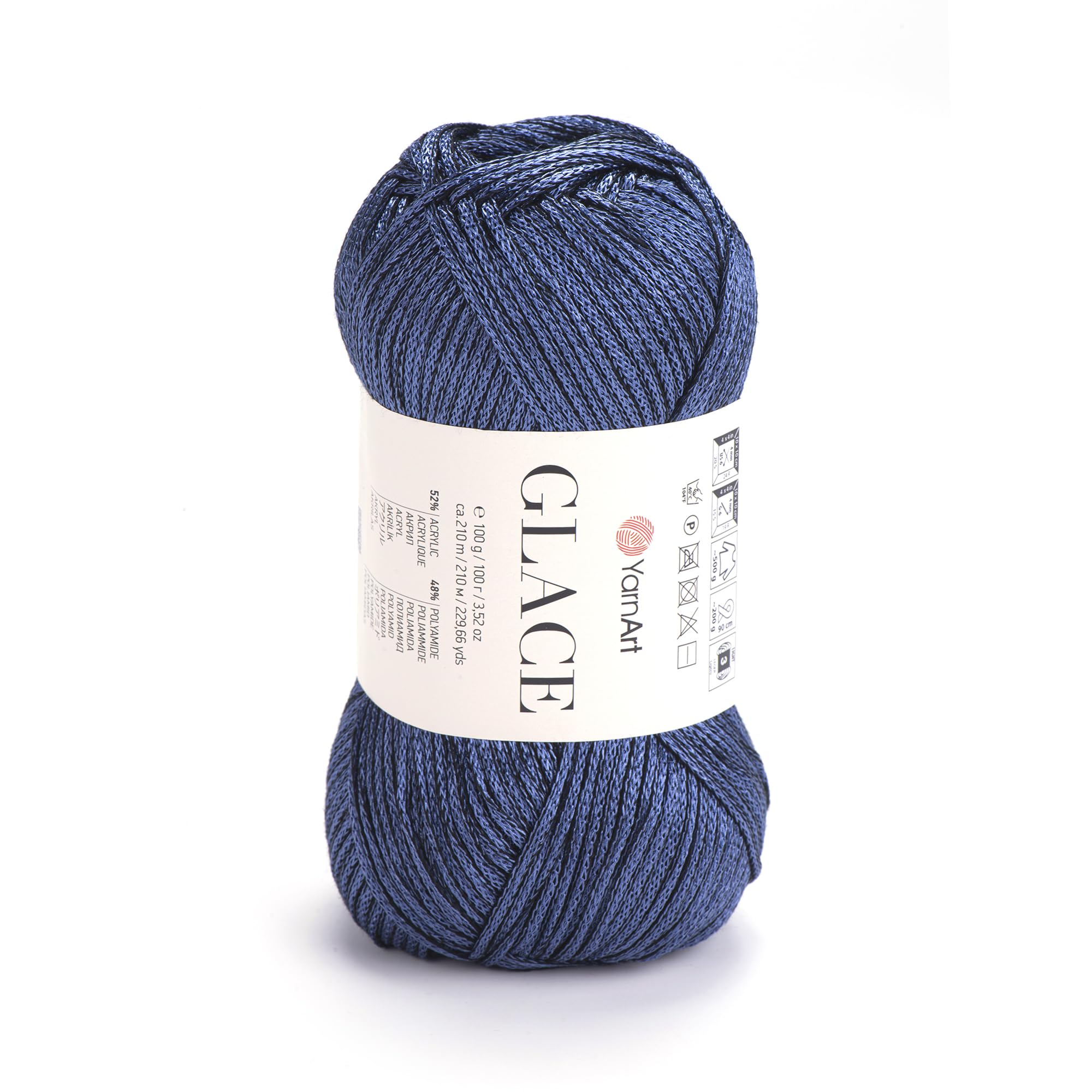 YarnArt Glace - 52% Acrylic - 48% Polyamide