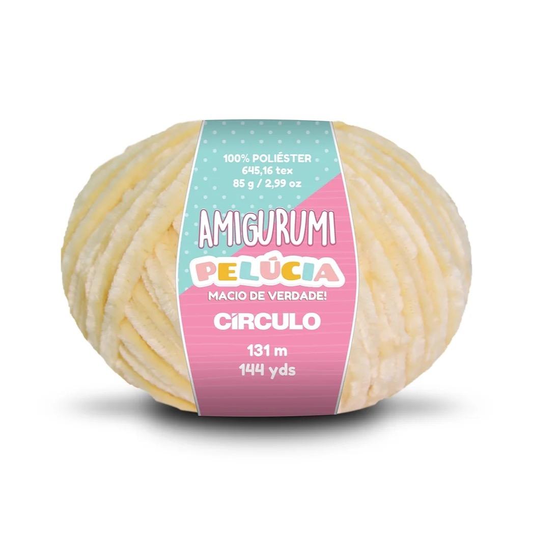 Amigurumi Pelucia Circulo, 85g, 131m, 100% polyester