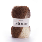 YarnArt Bellissimo - 13% Mohair - 67% Acrylic - 4% Polyamide - 16% Polyester
