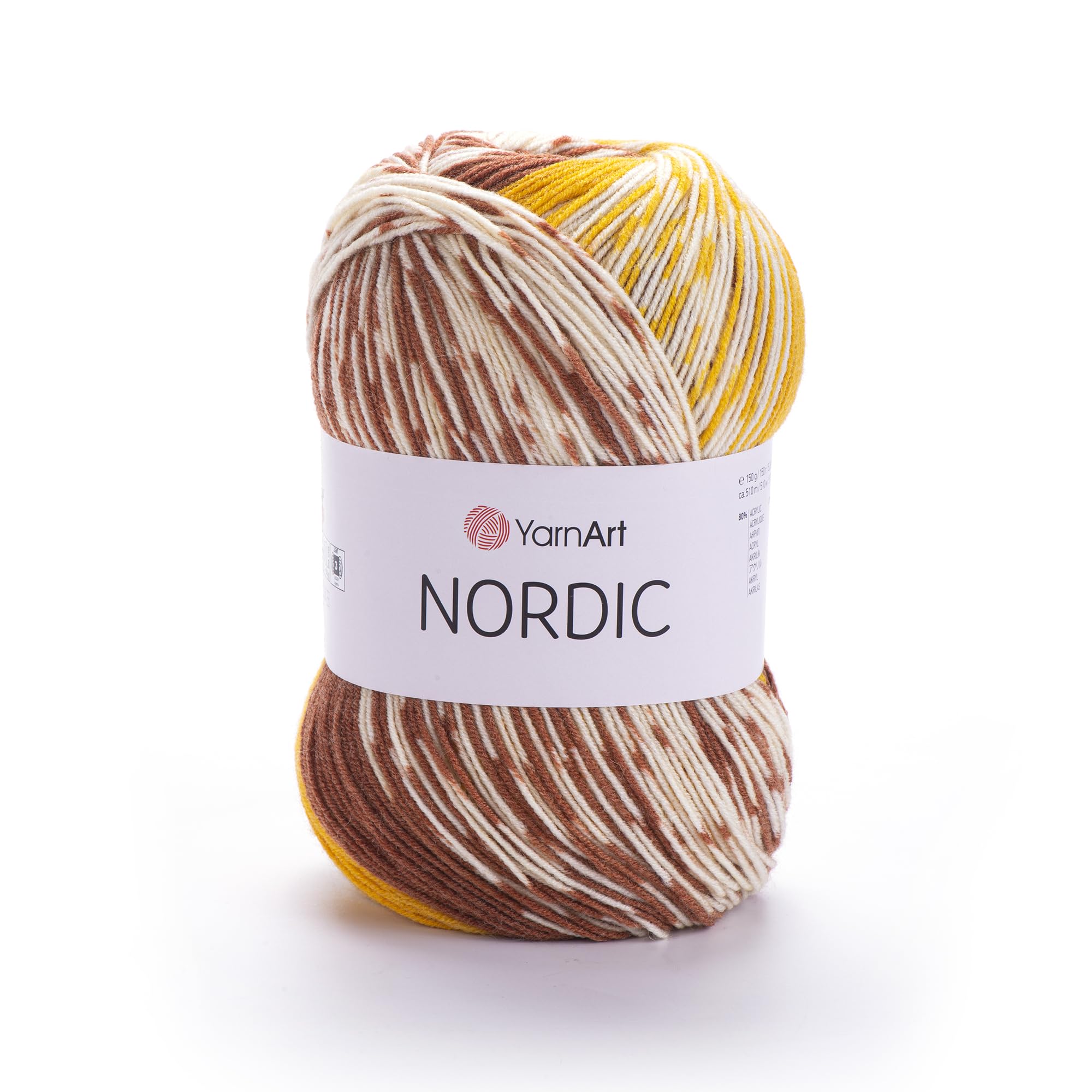 YarnArt Nordic - 20% Wool - 80% Acrylic - 150g - 510m