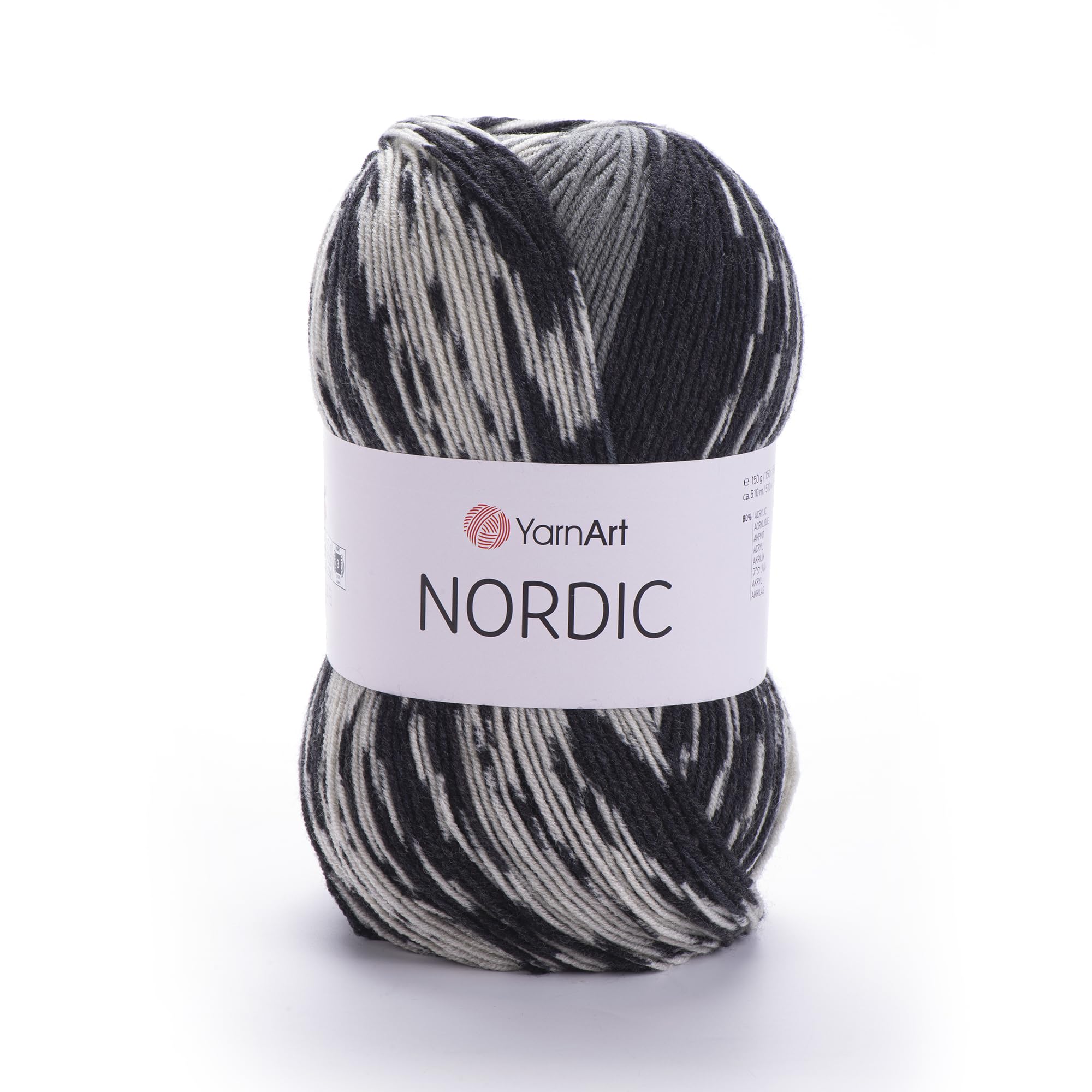 YarnArt Nordic - 20% Wool - 80% Acrylic - 150g - 510m