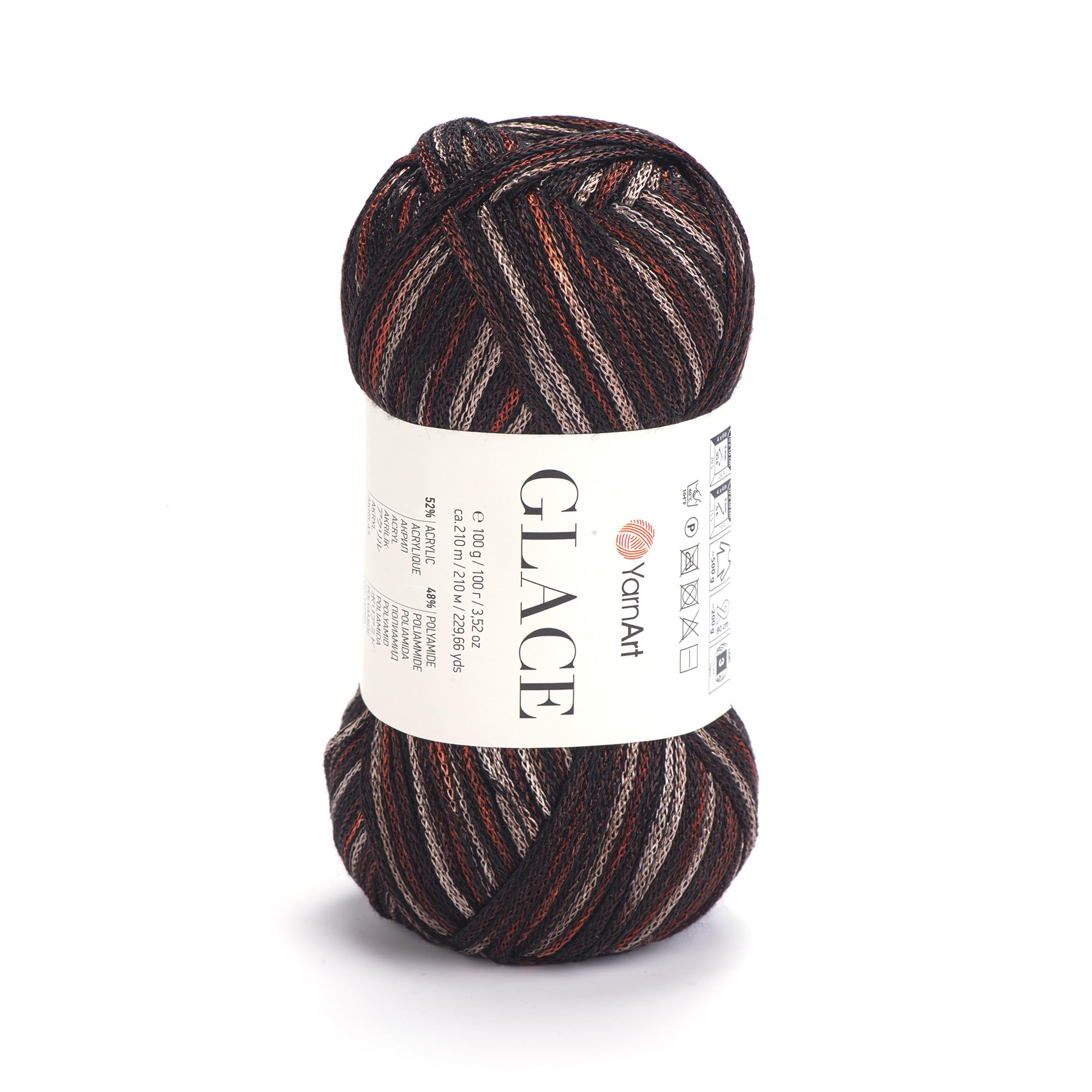 YarnArt Glace - 52% Acrylic - 48% Polyamide