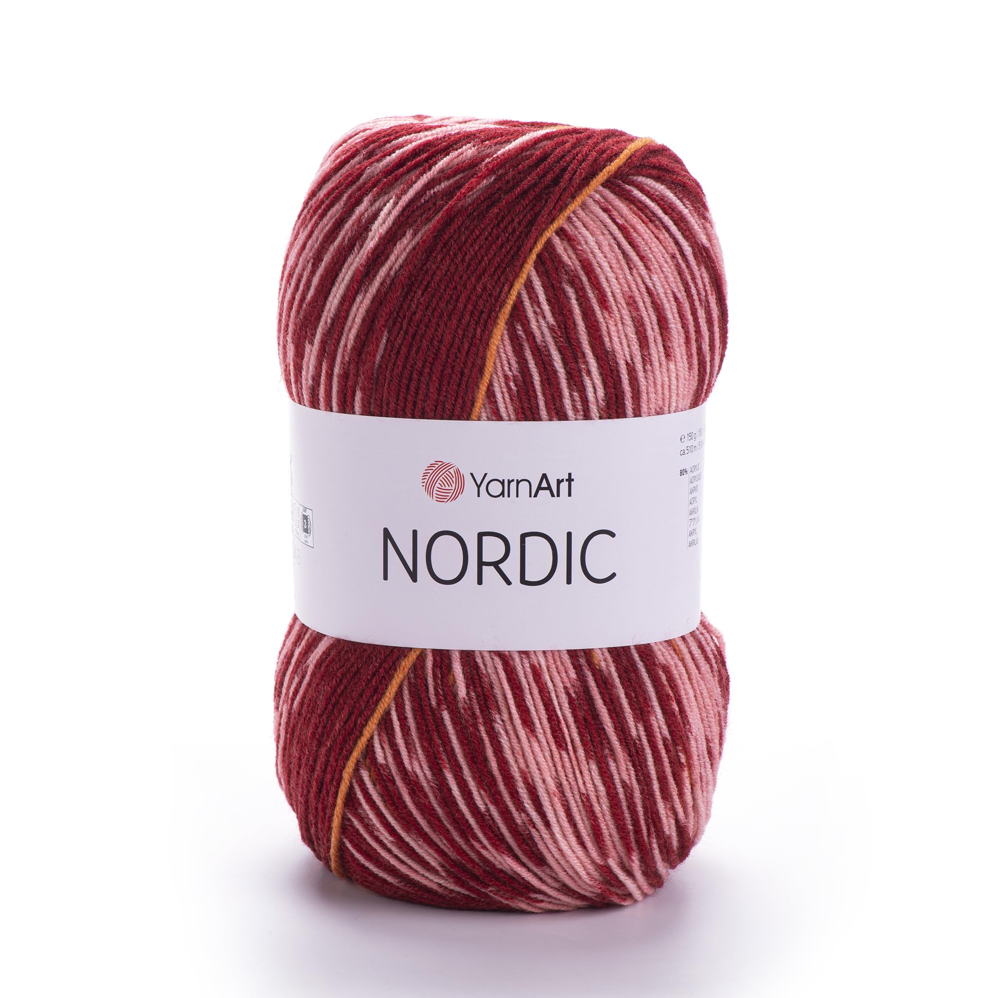 YarnArt Nordic - 20% Wool - 80% Acrylic - 150g - 510m