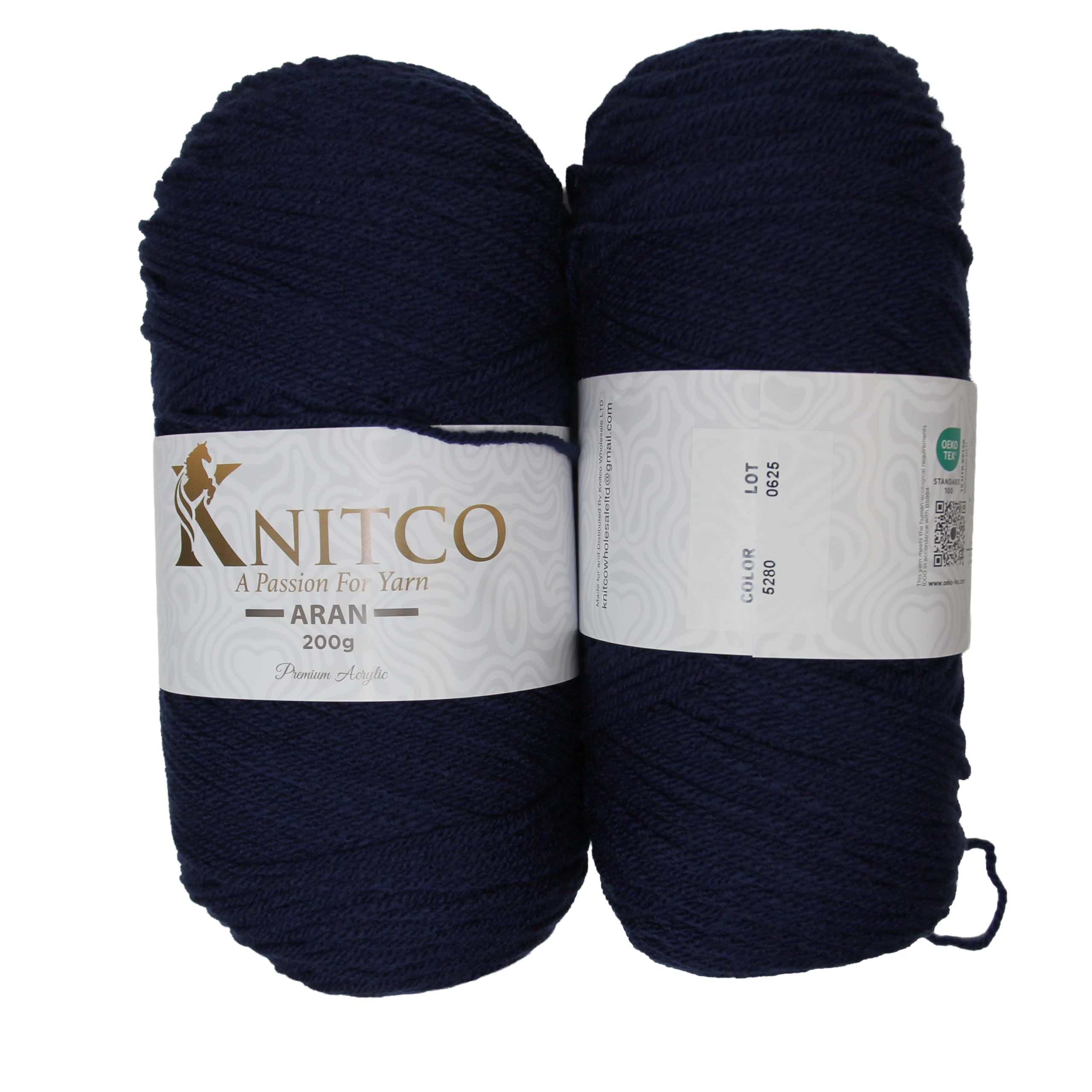 Knitco Aran - 200g - 420m - 100% Acrylic