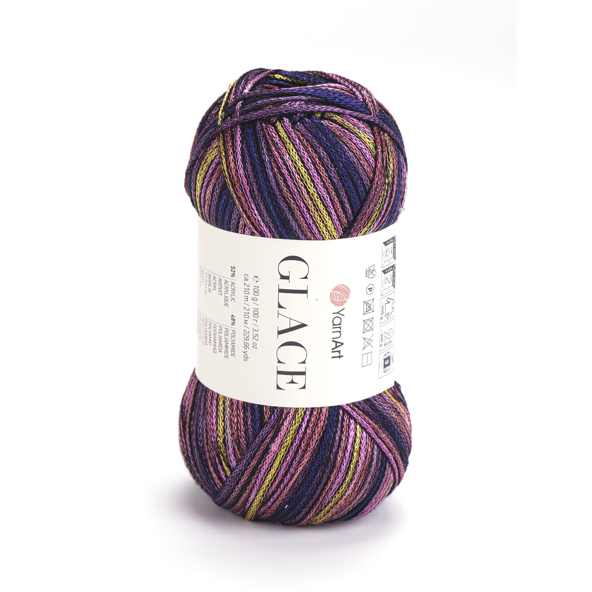 YarnArt Glace - 52% Acrylic - 48% Polyamide