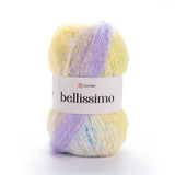 YarnArt Bellissimo - 13% Mohair - 67% Acrylic - 4% Polyamide - 16% Polyester