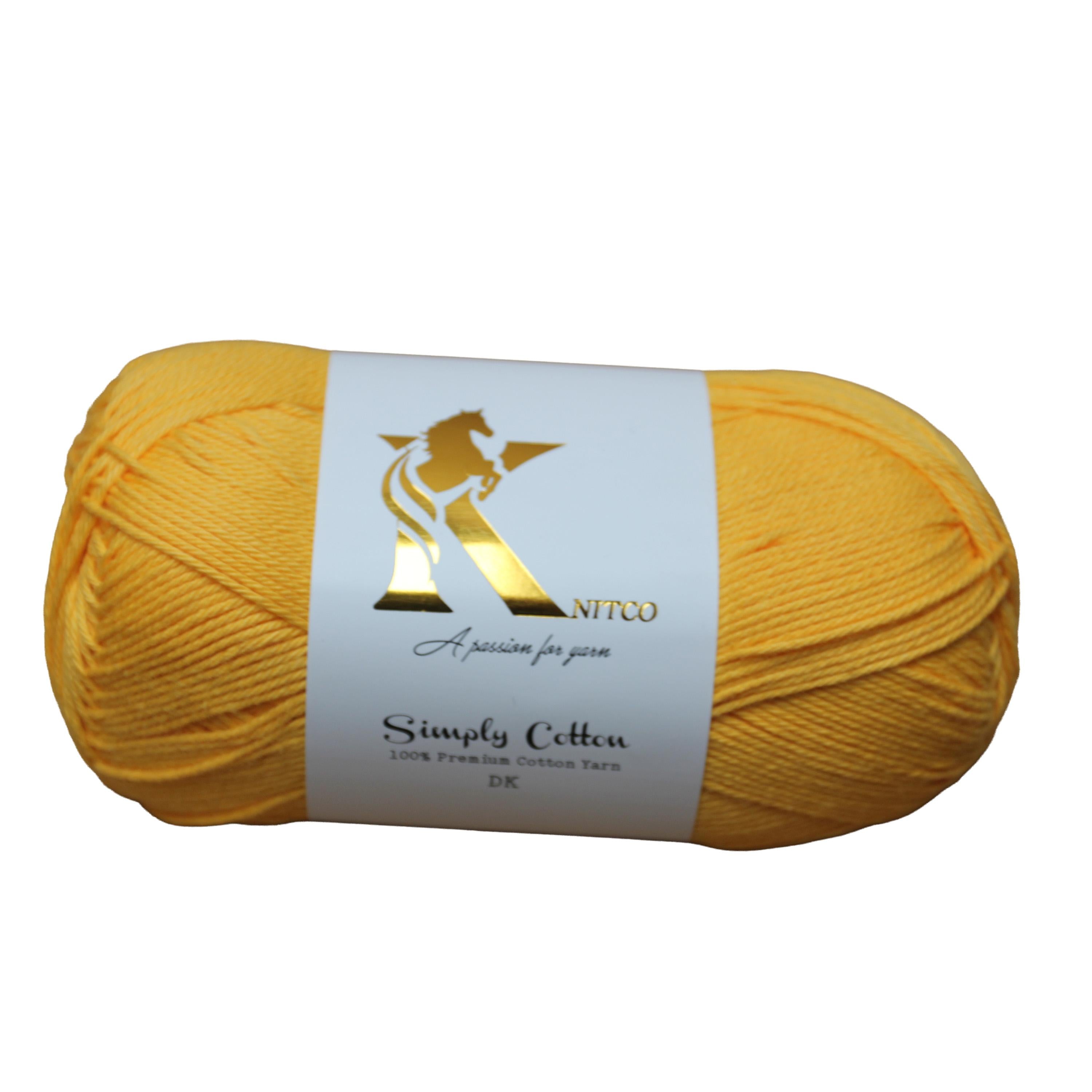 KnitCo Simply Cotton - 100g, 250m, 100% Cotton