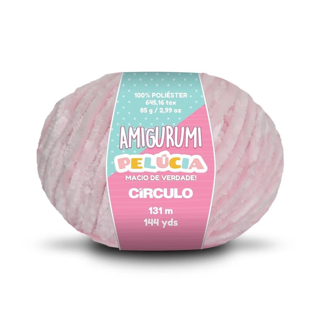 Amigurumi Pelucia Circulo, 85g, 131m, 100% polyester