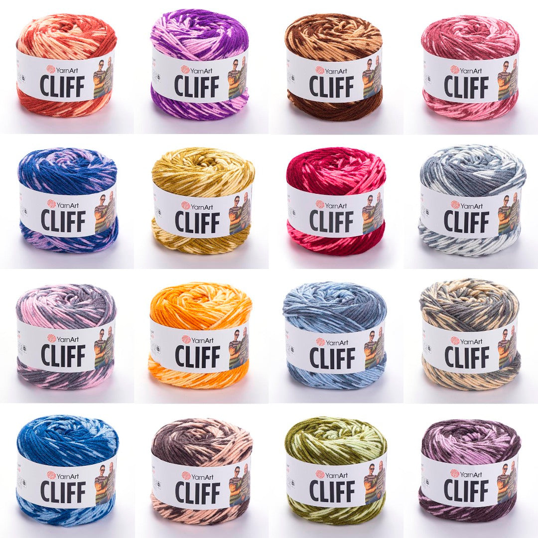 Yarn Art Cliff: Chunky / 20% Wool 80% Acrylic - 150g Ball