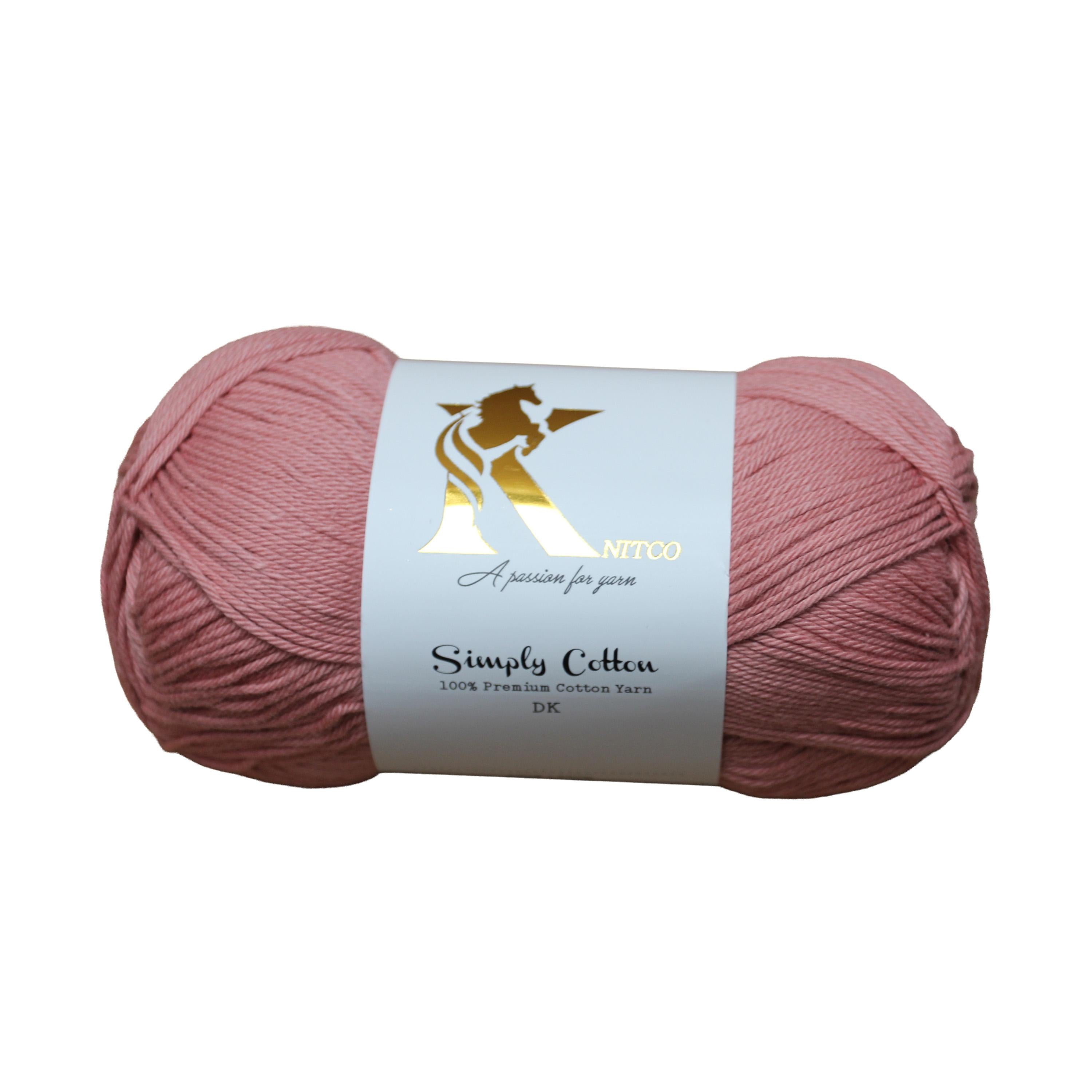 KnitCo Simply Cotton - 100g, 250m, 100% Cotton