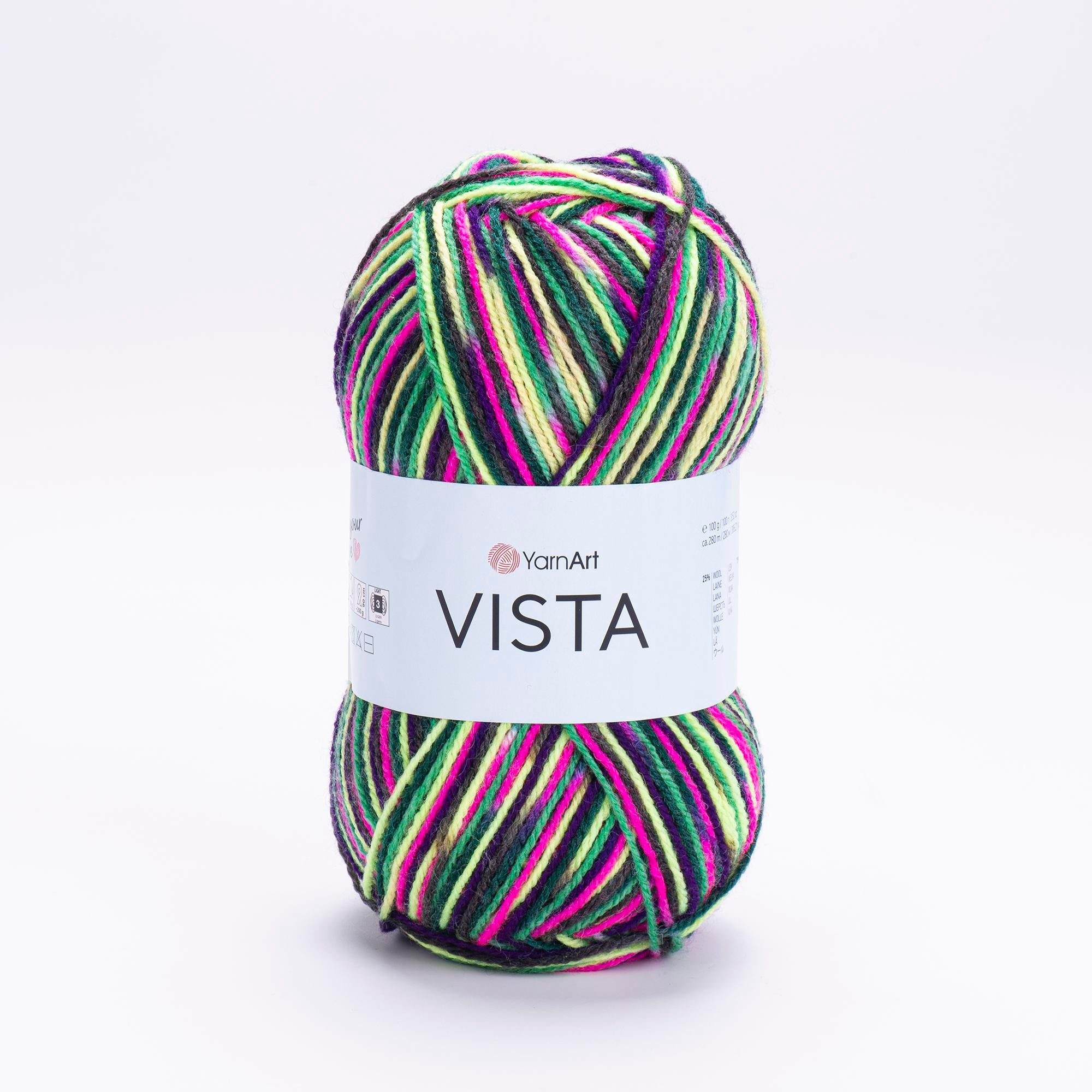 Yarn Art Vista / 100g Double Knit 25% Wool -75% Acrylic