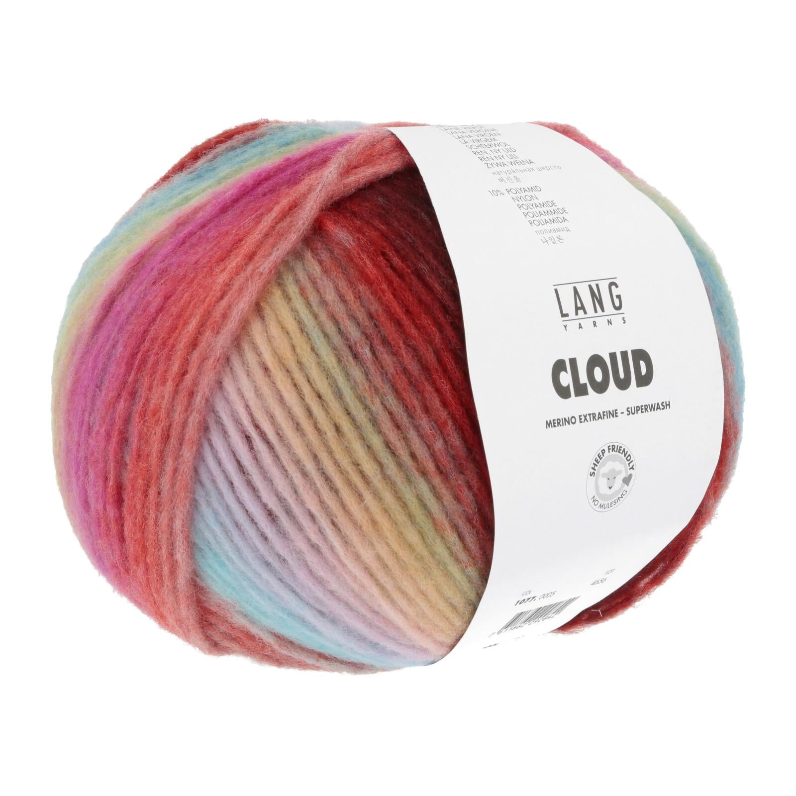 Cloud Lang Yarns, 100g, 260m, 90% merino, 10% nylon