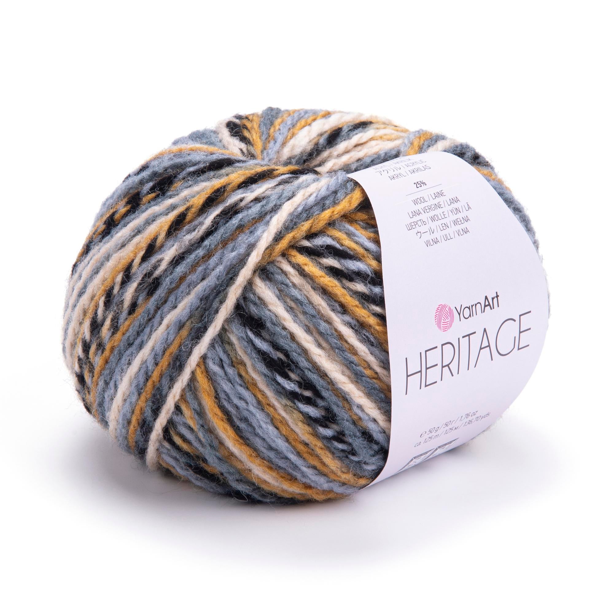 Yarn Art Heritage - 50g, 25% Wool / 75% Acrylic