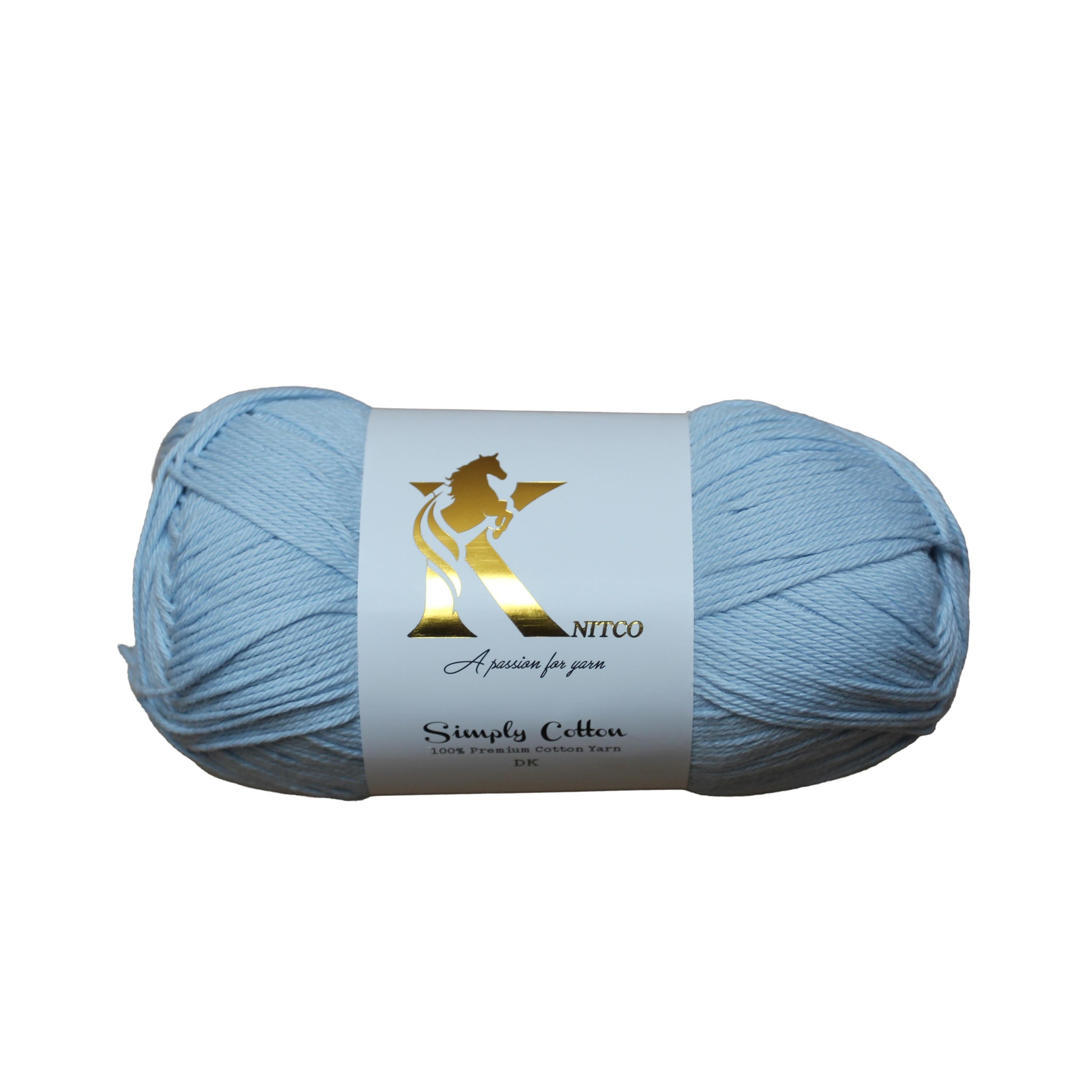 KnitCo Simply Cotton - 100g, 250m, 100% Cotton