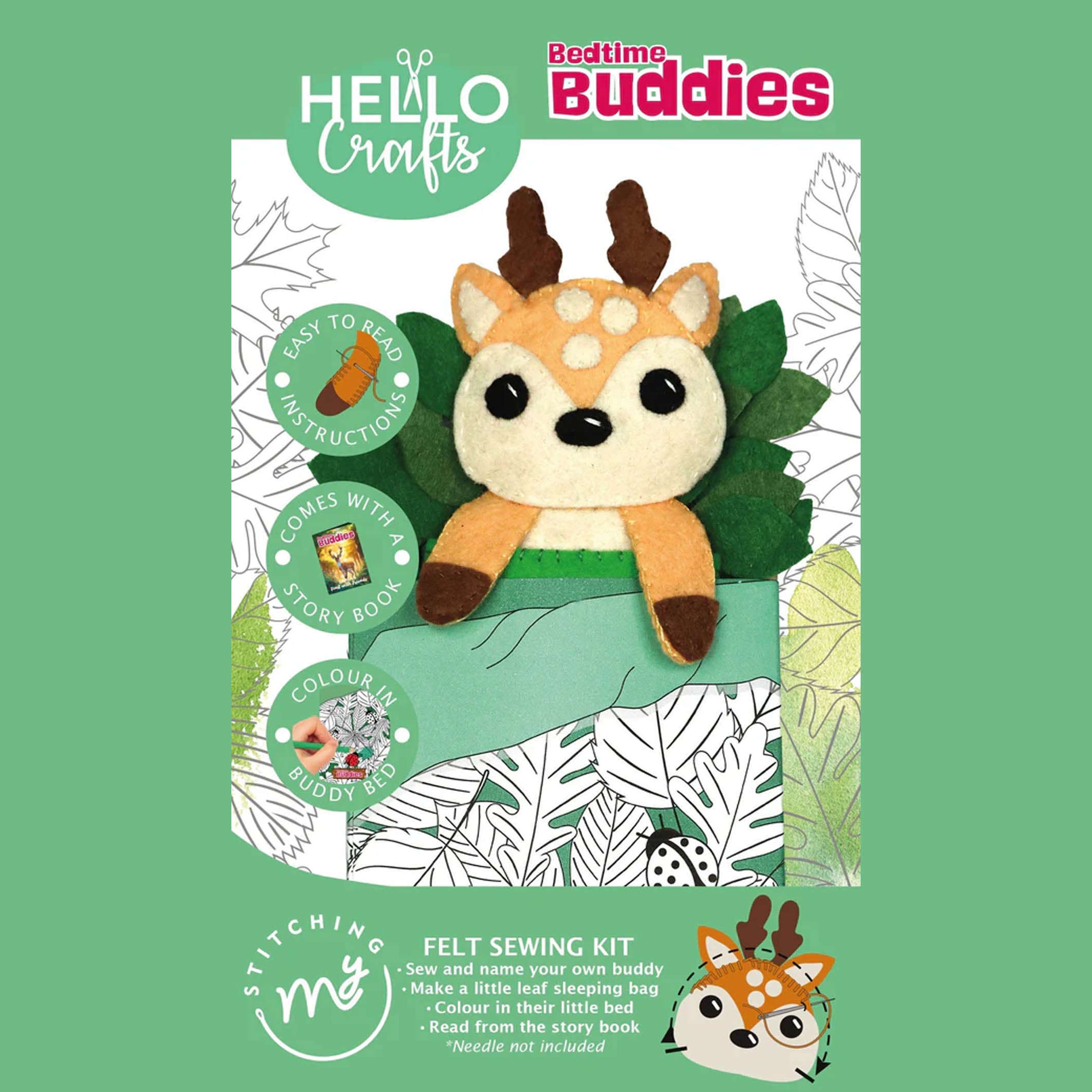 Hello Crafts - Bedtime Buddies - Felt Sewing Kit