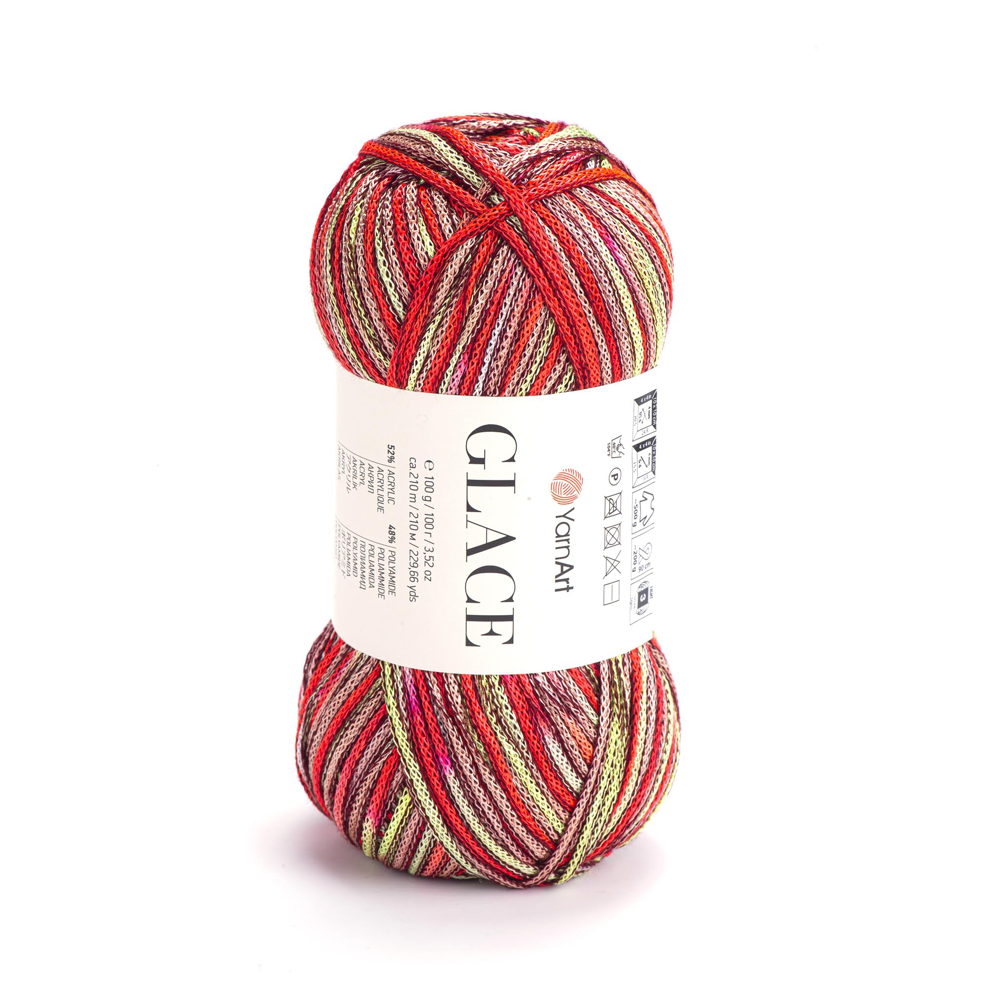 YarnArt Glace - 52% Acrylic - 48% Polyamide