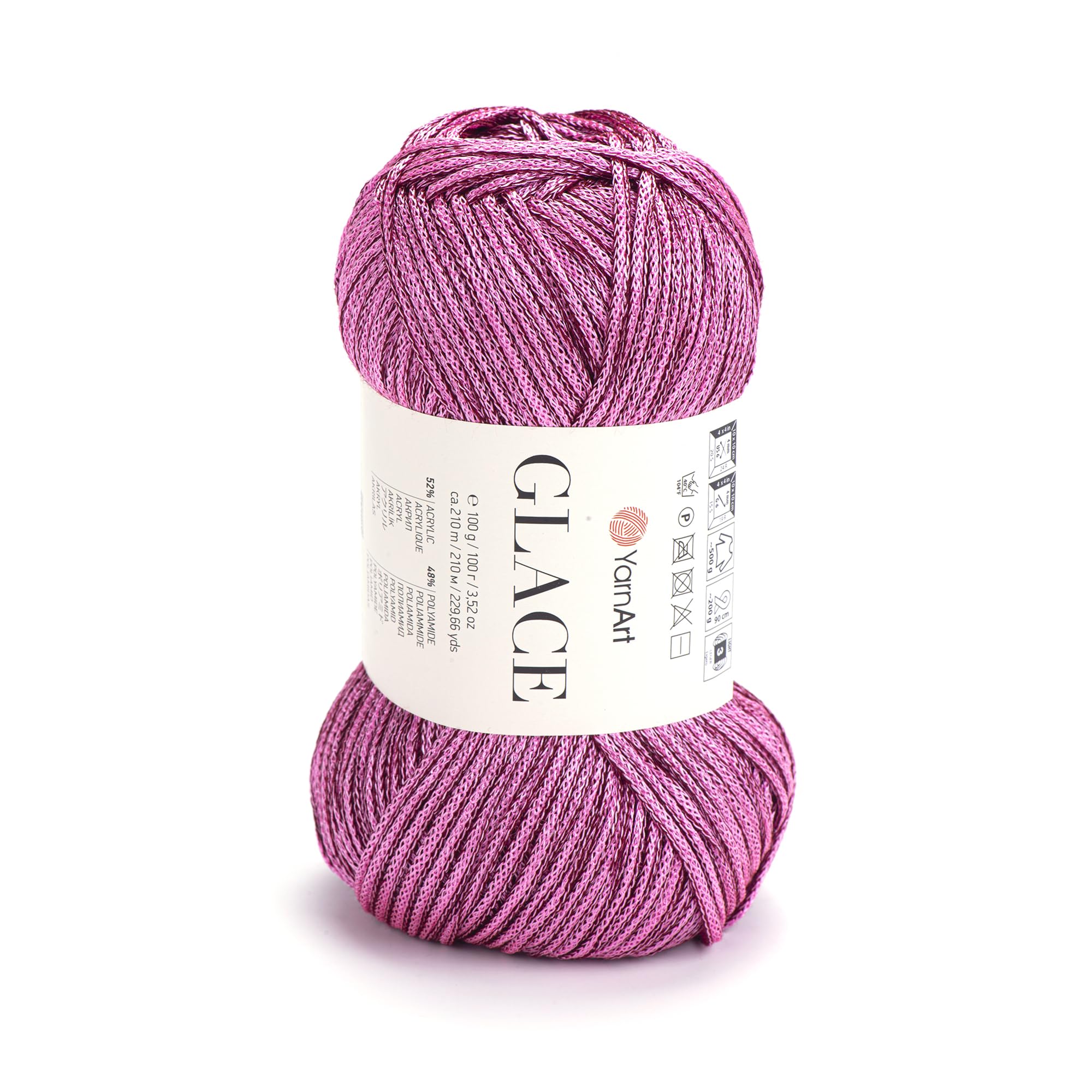 YarnArt Glace - 52% Acrylic - 48% Polyamide