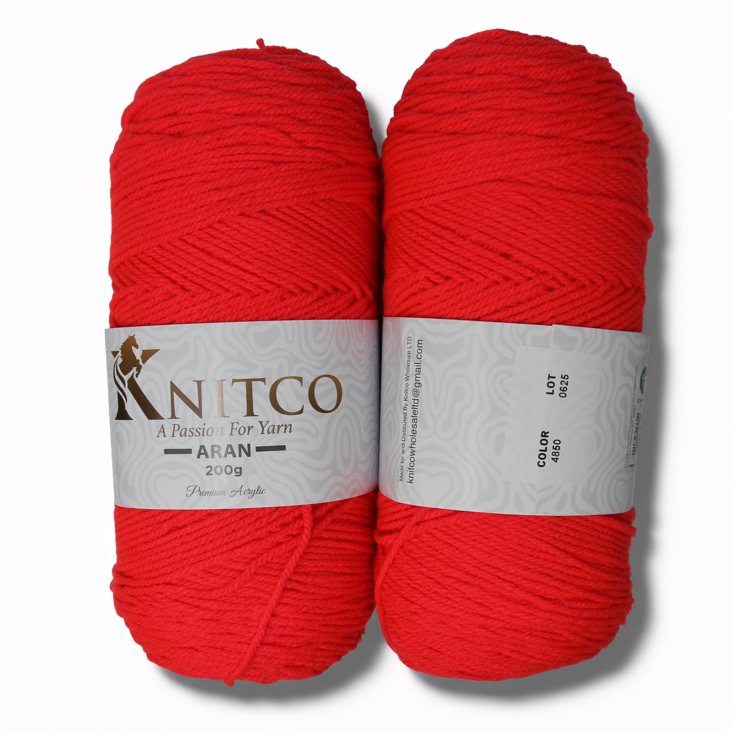 Knitco Aran - 200g - 420m - 100% Acrylic