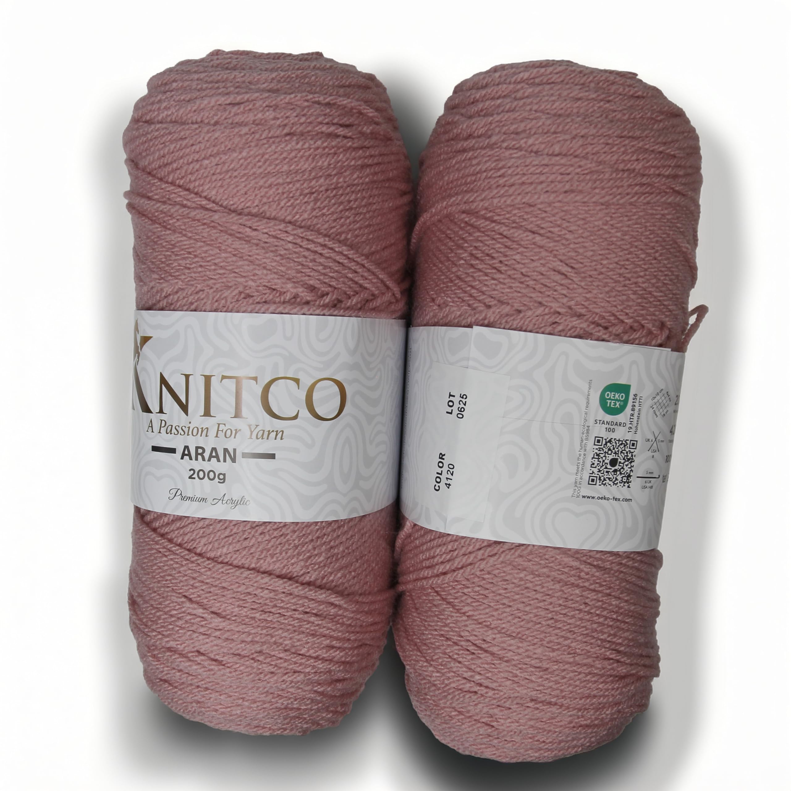 Knitco Aran - 200g - 420m - 100% Acrylic
