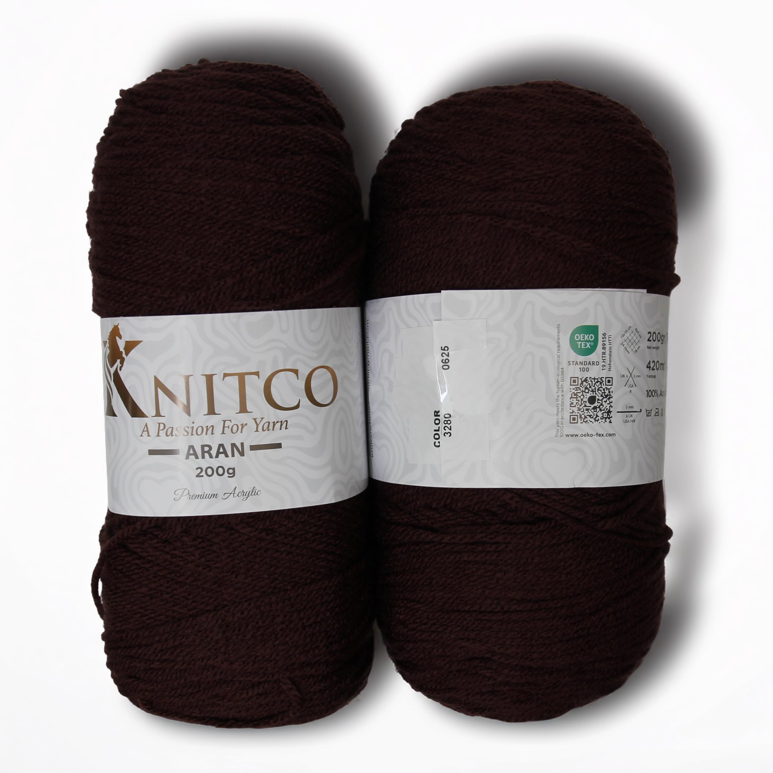 Knitco Aran - 200g - 420m - 100% Acrylic