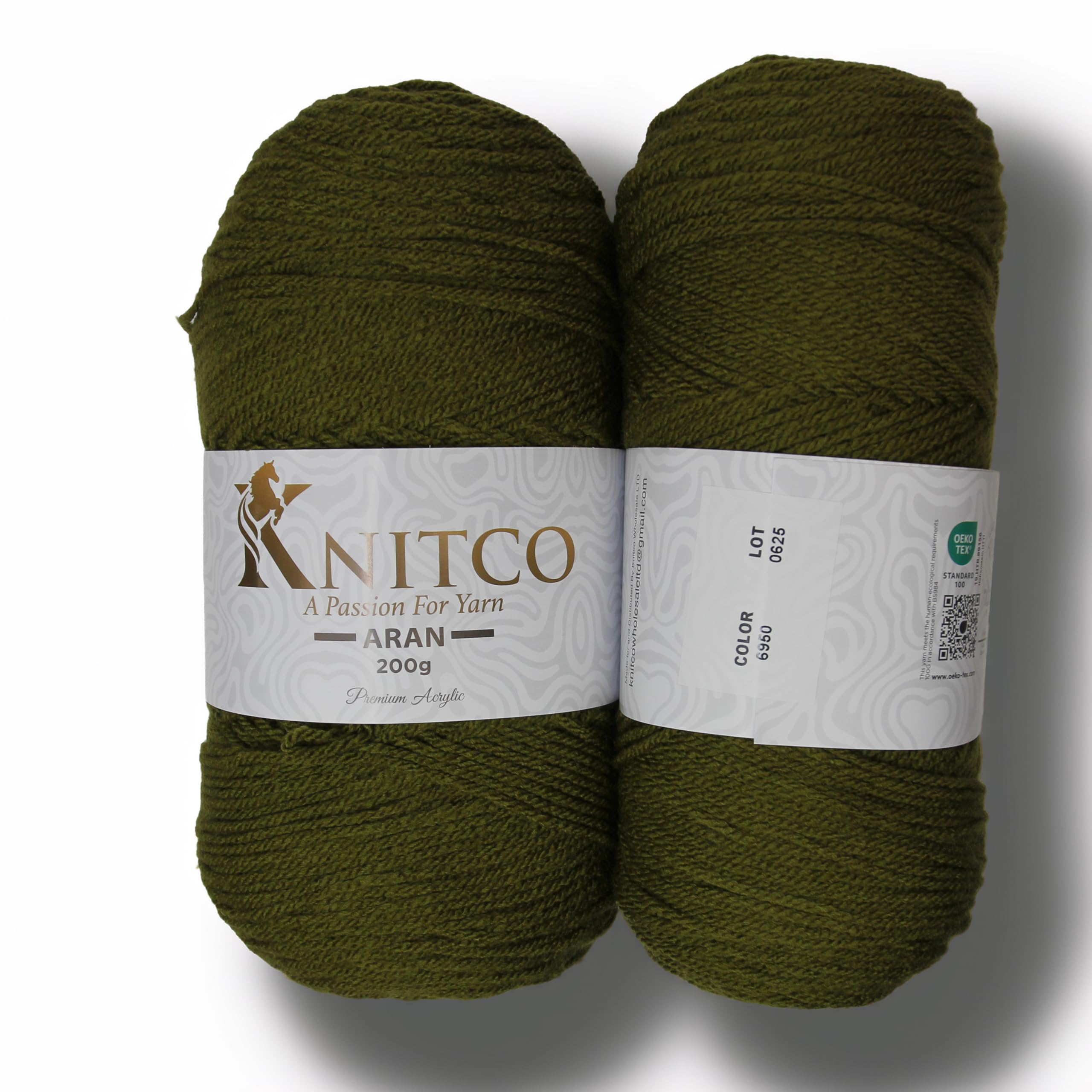 Knitco Aran - 200g - 420m - 100% Acrylic