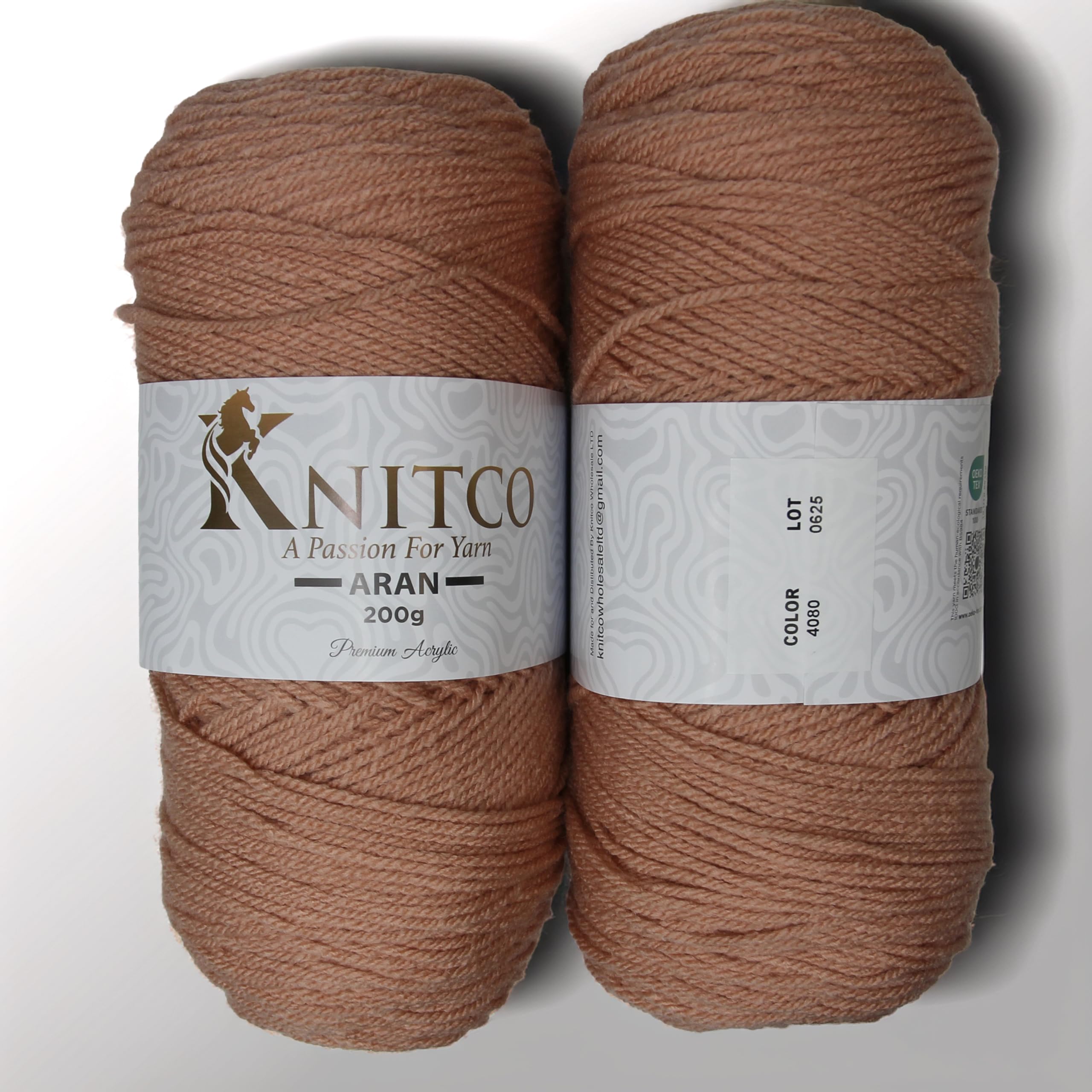 Knitco Aran - 200g - 420m - 100% Acrylic