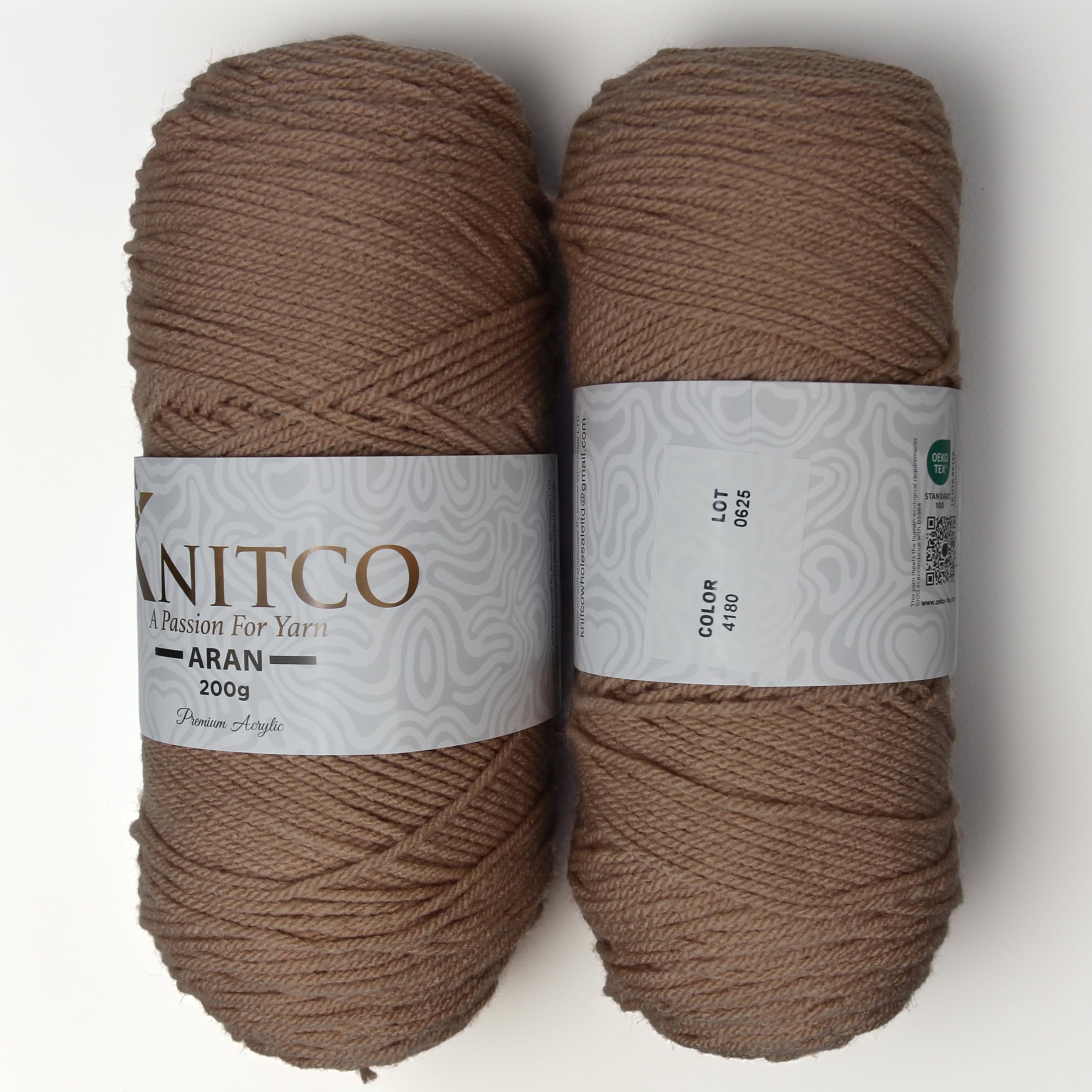 Knitco Aran - 200g - 420m - 100% Acrylic