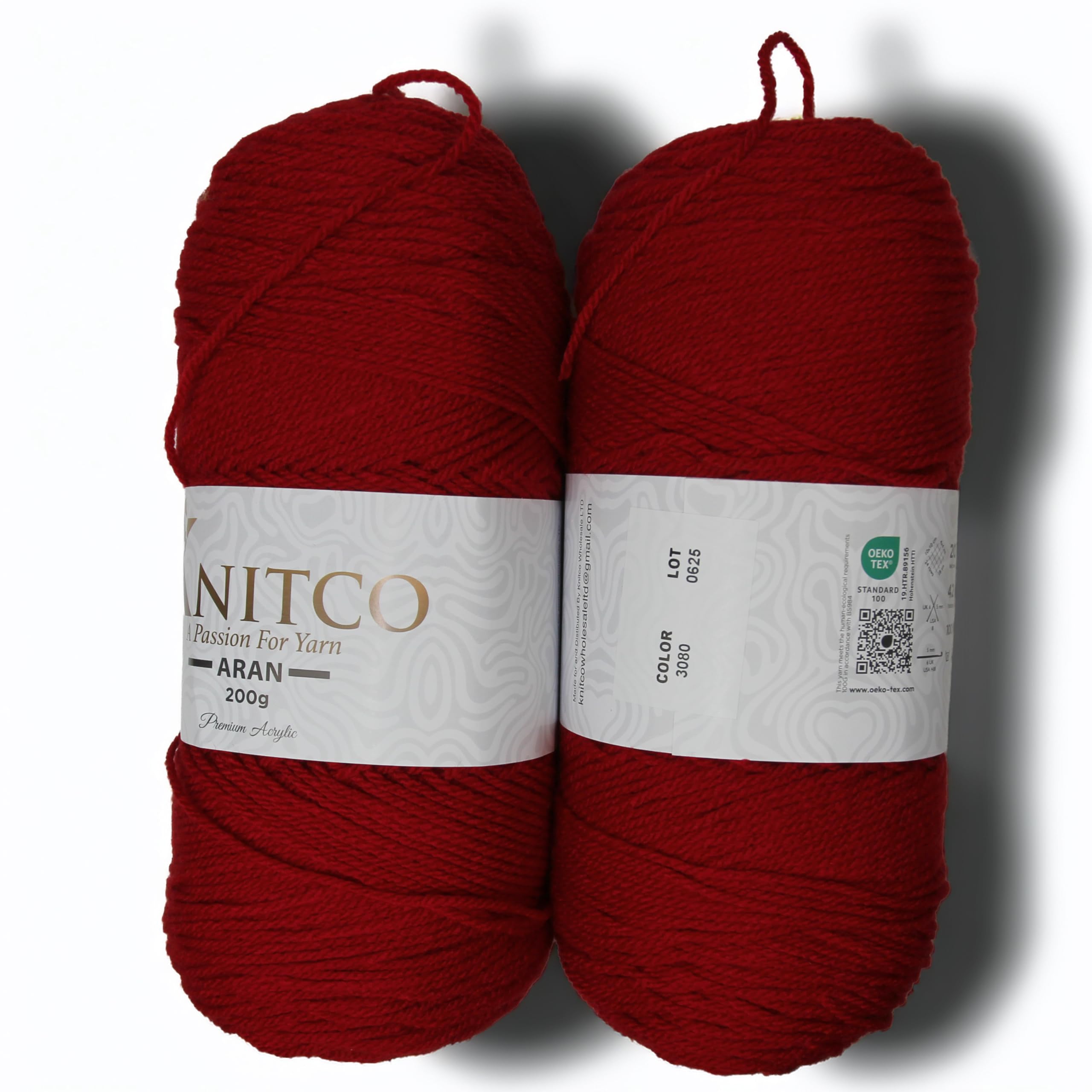 Knitco Aran - 200g - 420m - 100% Acrylic