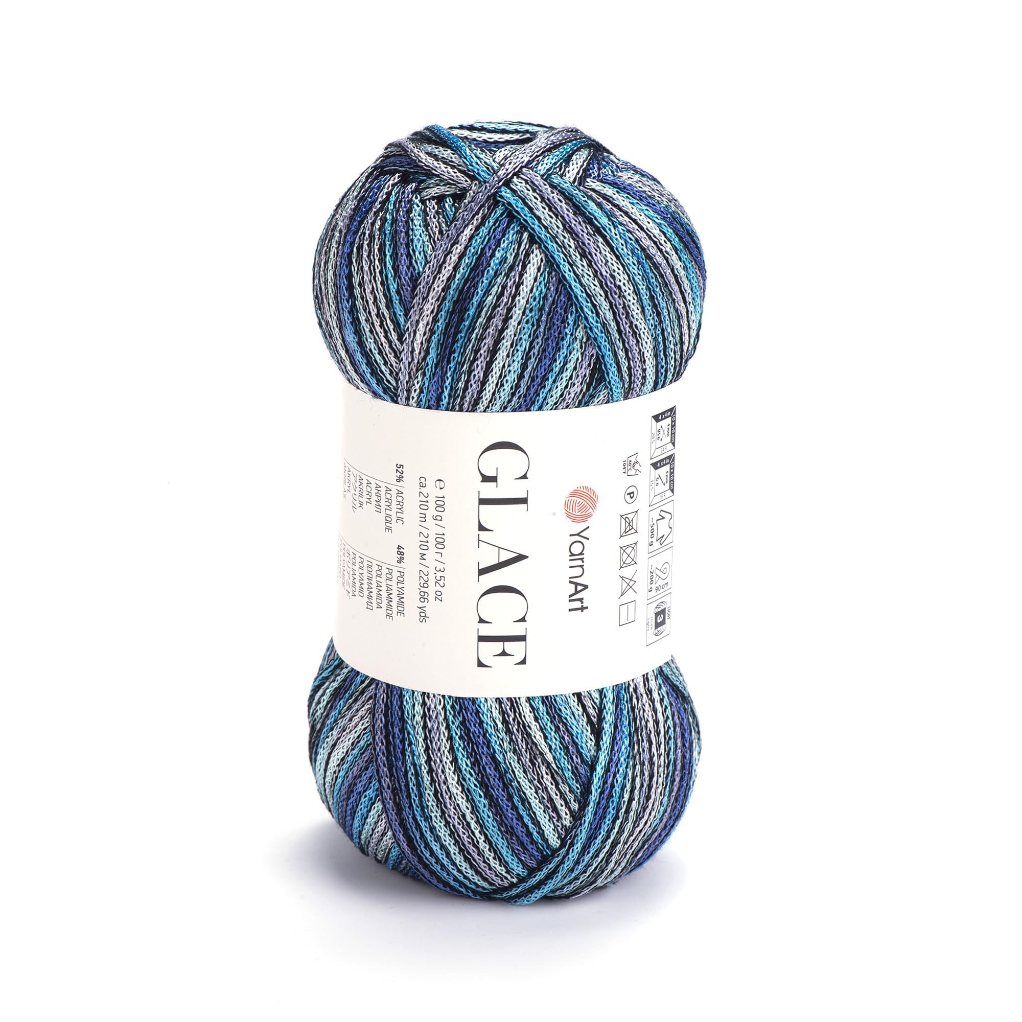 YarnArt Glace - 52% Acrylic - 48% Polyamide