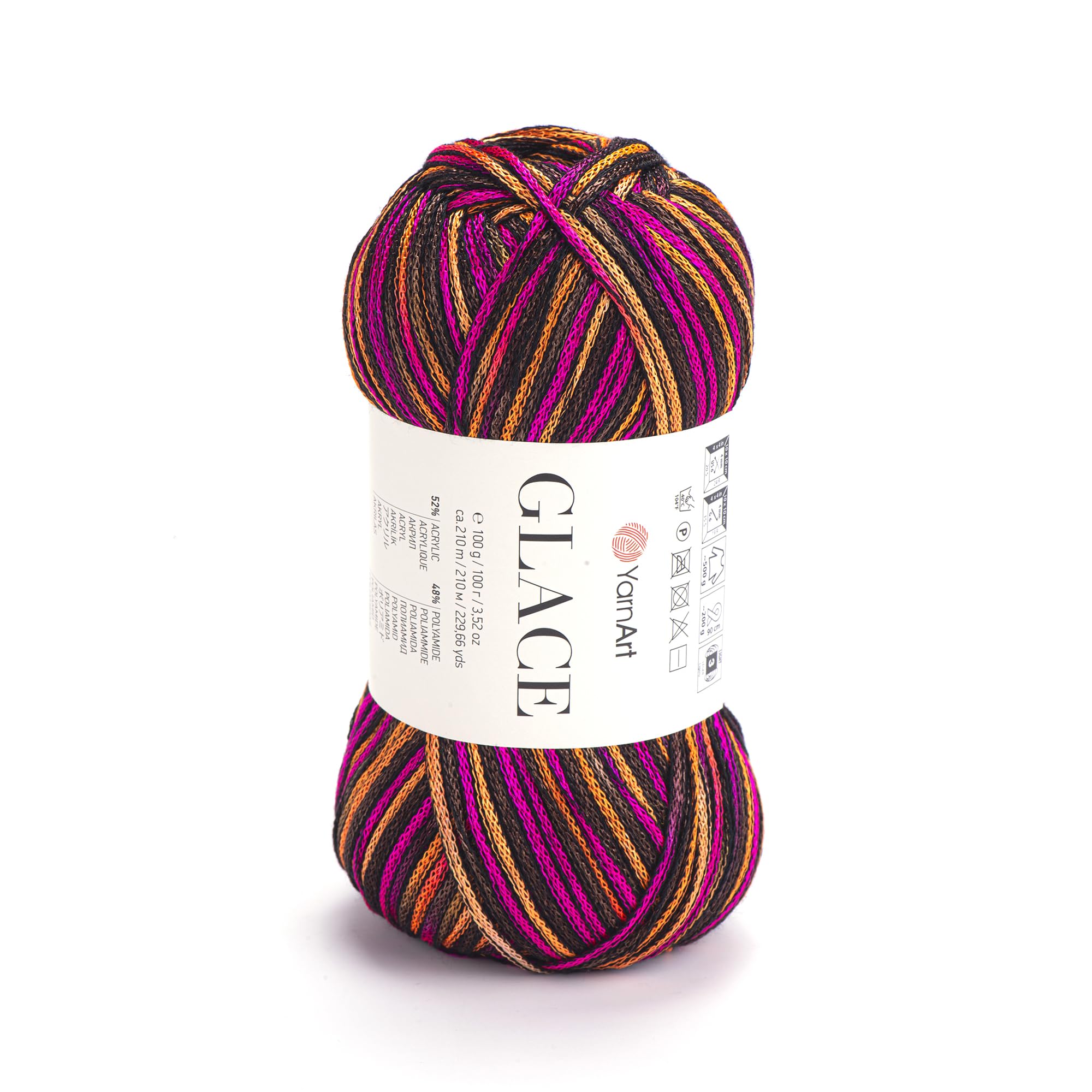 YarnArt Glace - 52% Acrylic - 48% Polyamide