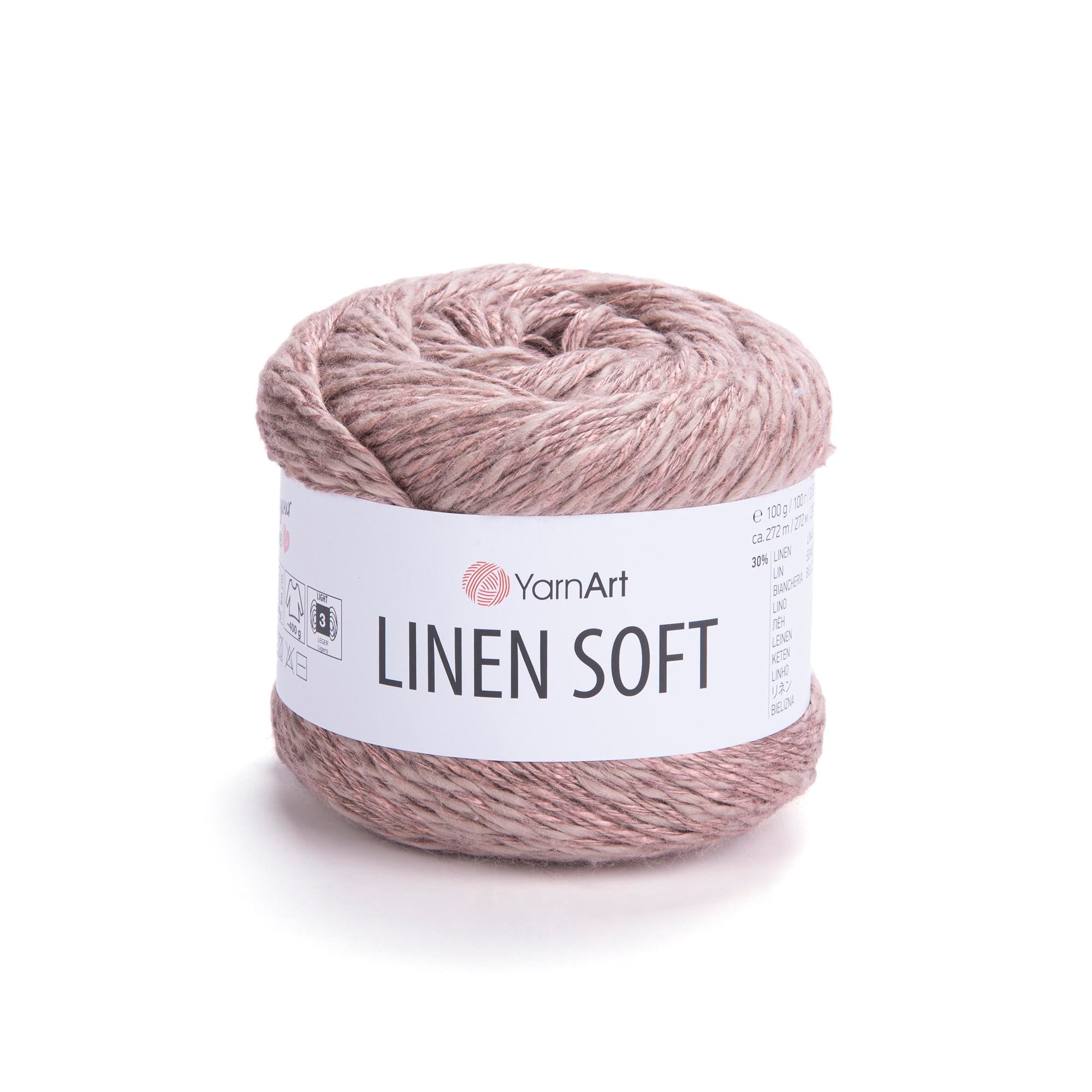 Yarn Art Linen Soft / 100g Double Knit 30% Linen - 36% Viscose - 34% Cotton
