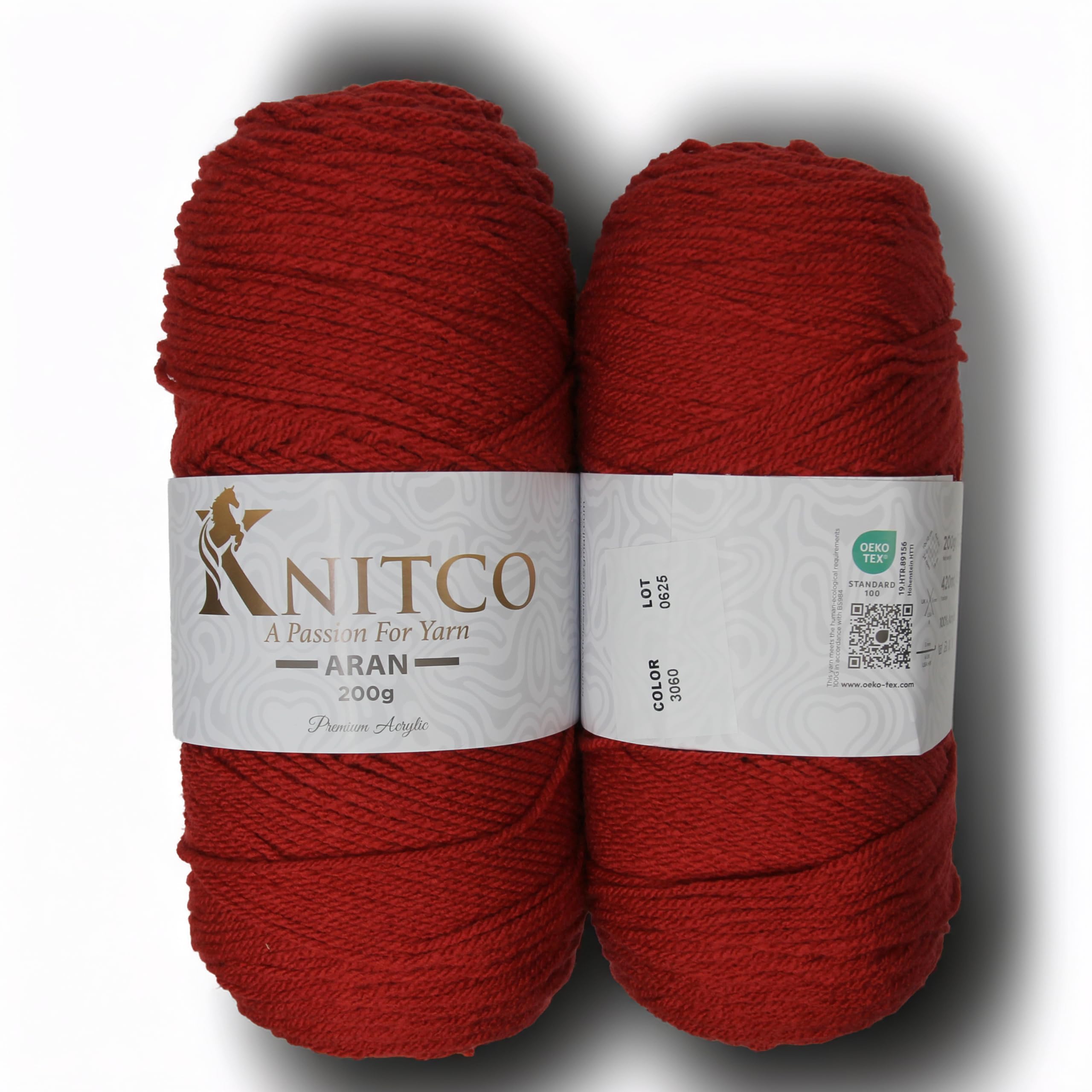 Knitco Aran - 200g - 420m - 100% Acrylic