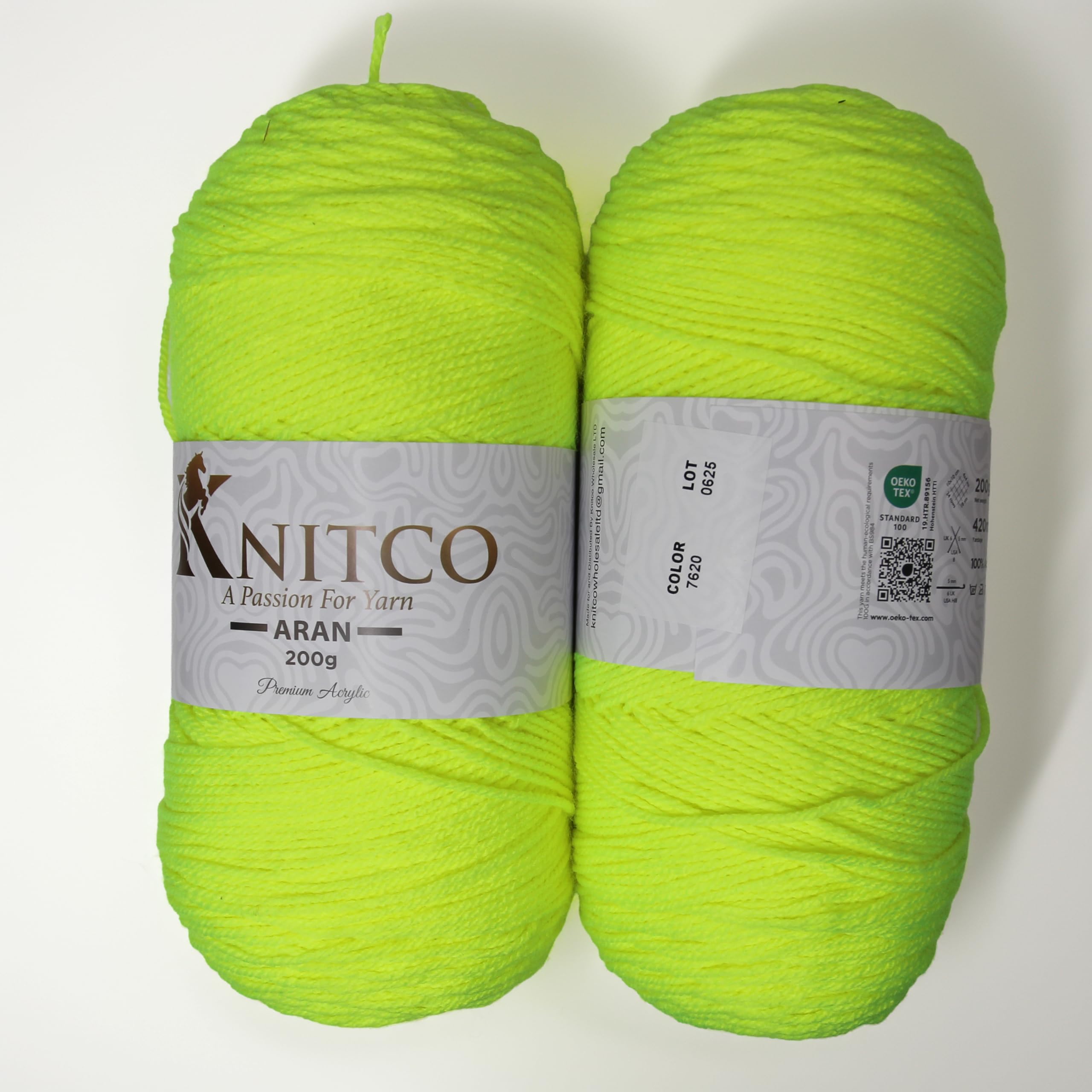 Knitco Aran - 200g - 420m - 100% Acrylic