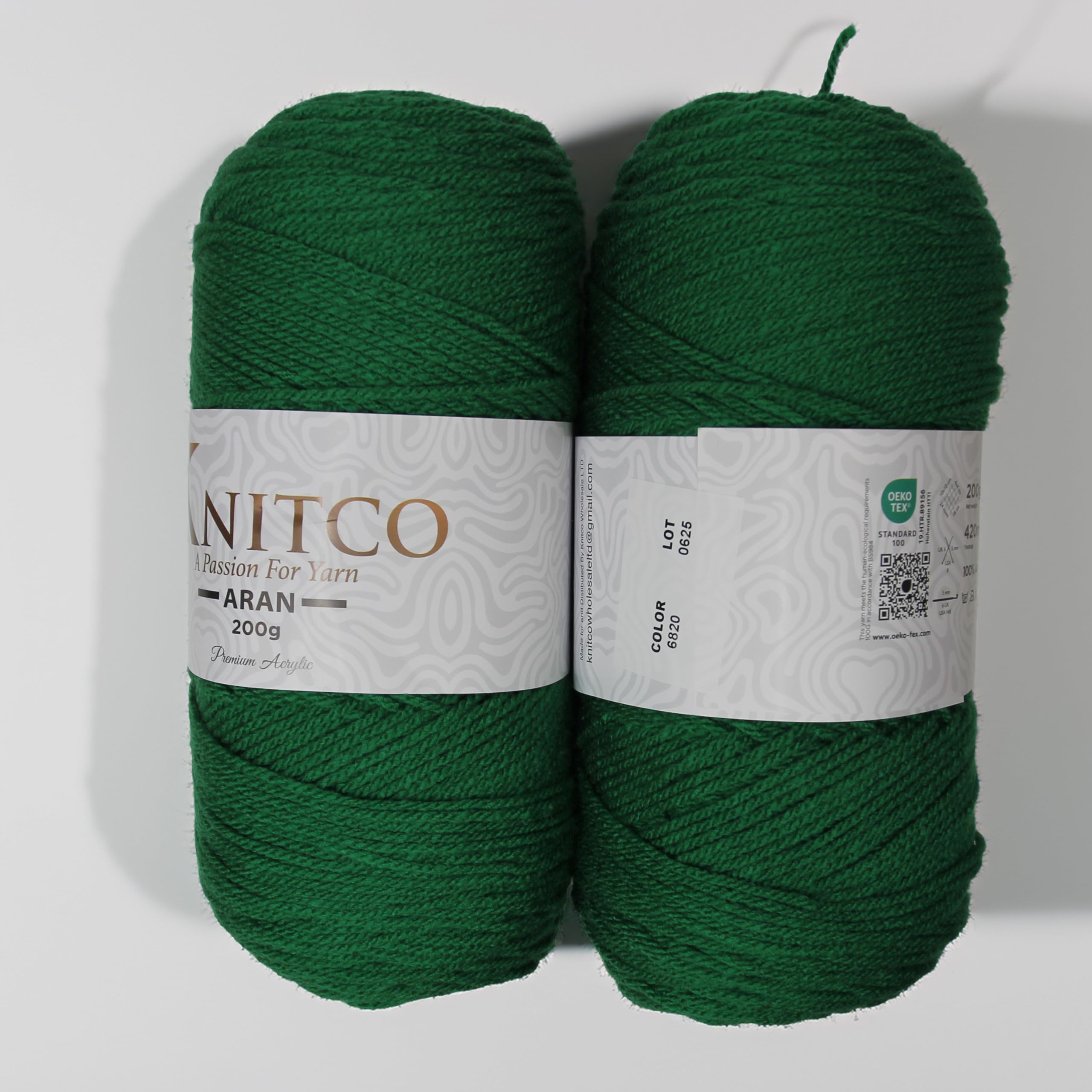 Knitco Aran - 200g - 420m - 100% Acrylic