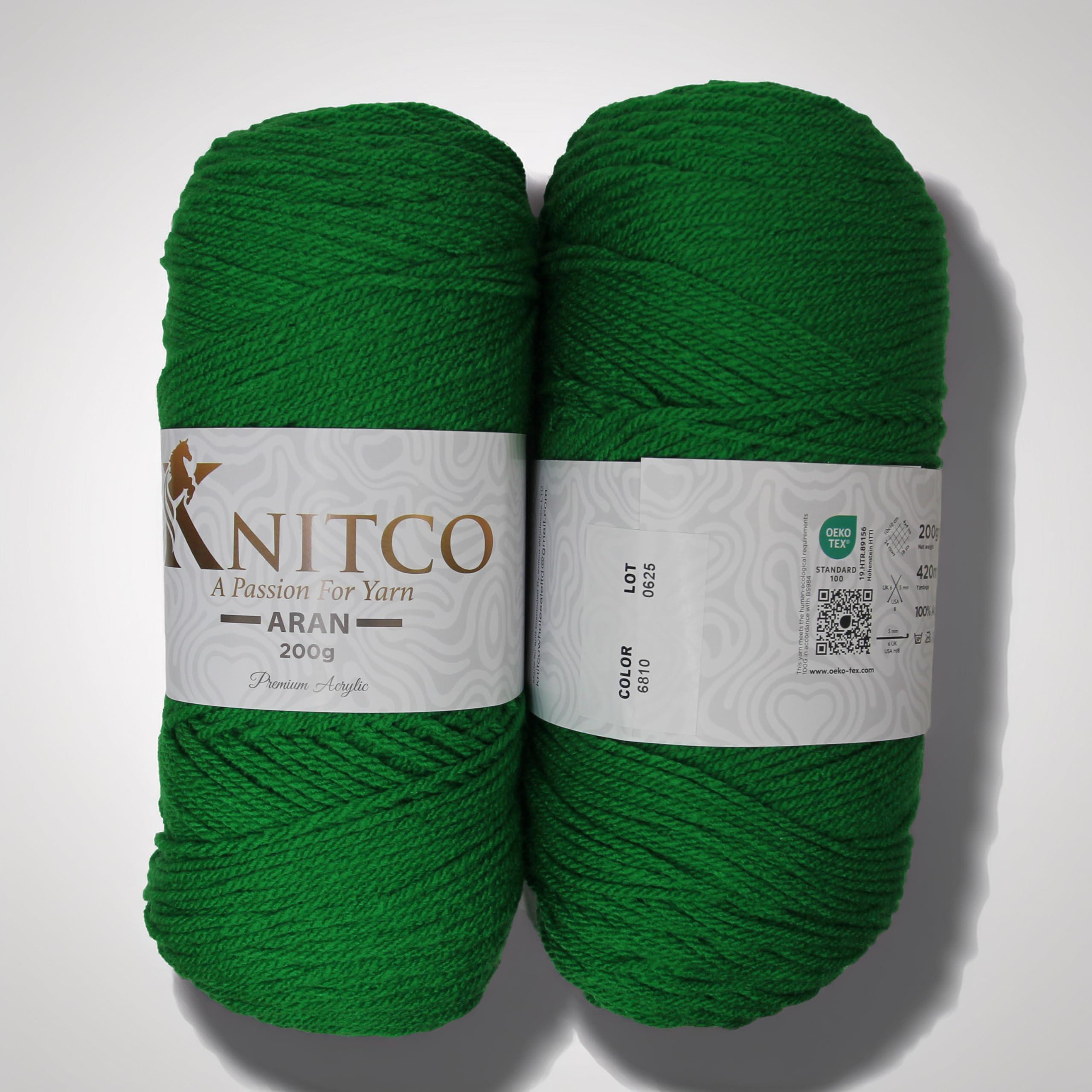 Knitco Aran - 200g - 420m - 100% Acrylic