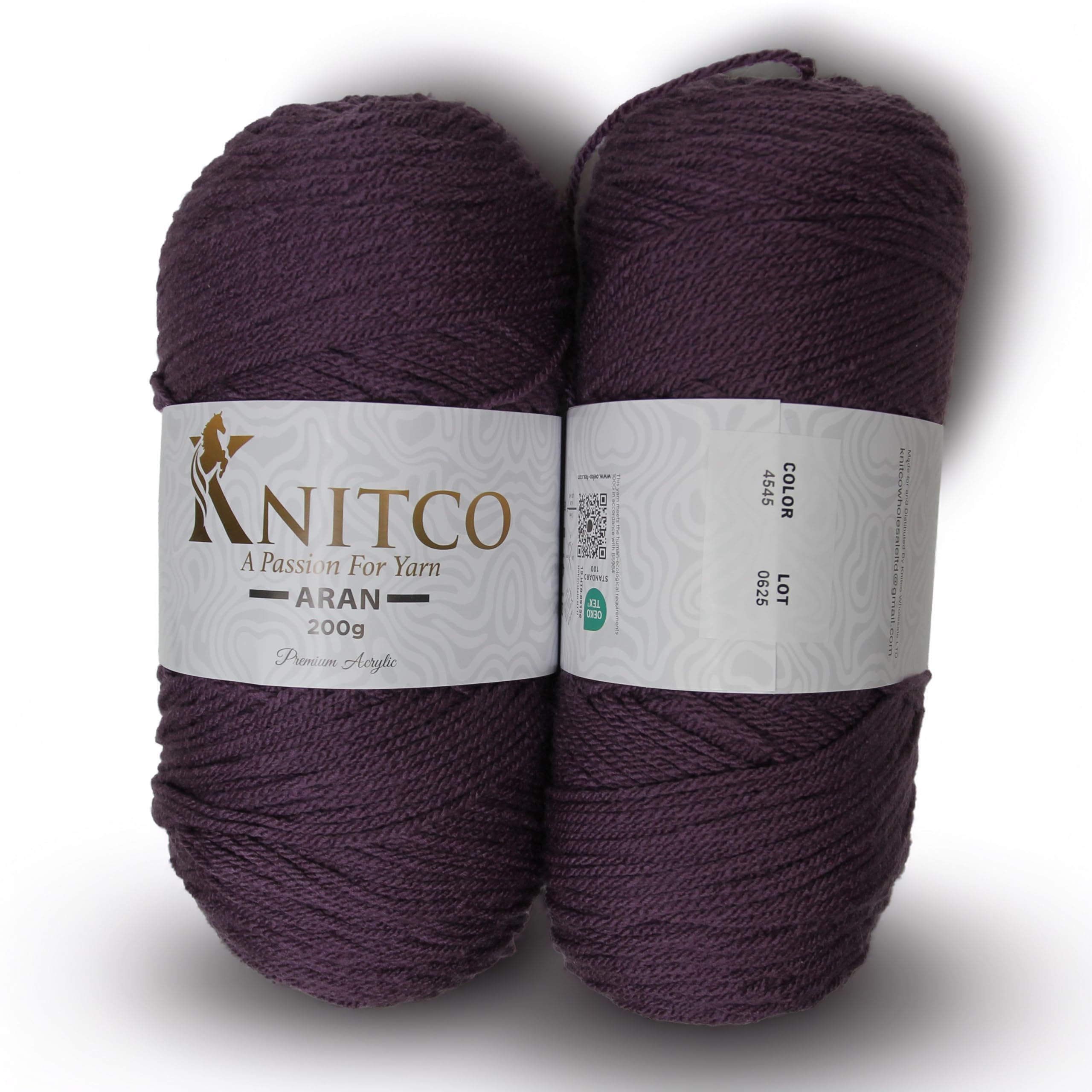 Knitco Aran - 200g - 420m - 100% Acrylic